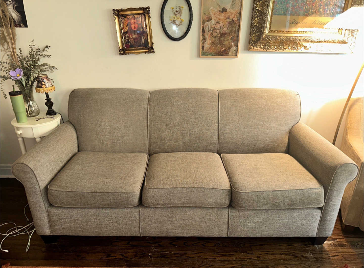 Grey Three Seater Couch!