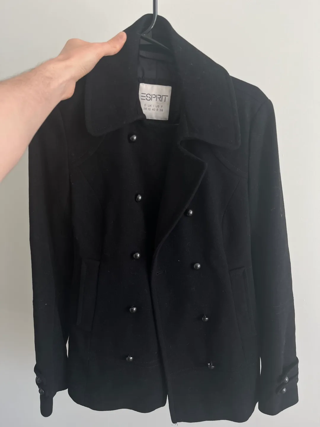 Esprit Black Jacket - Size US 6