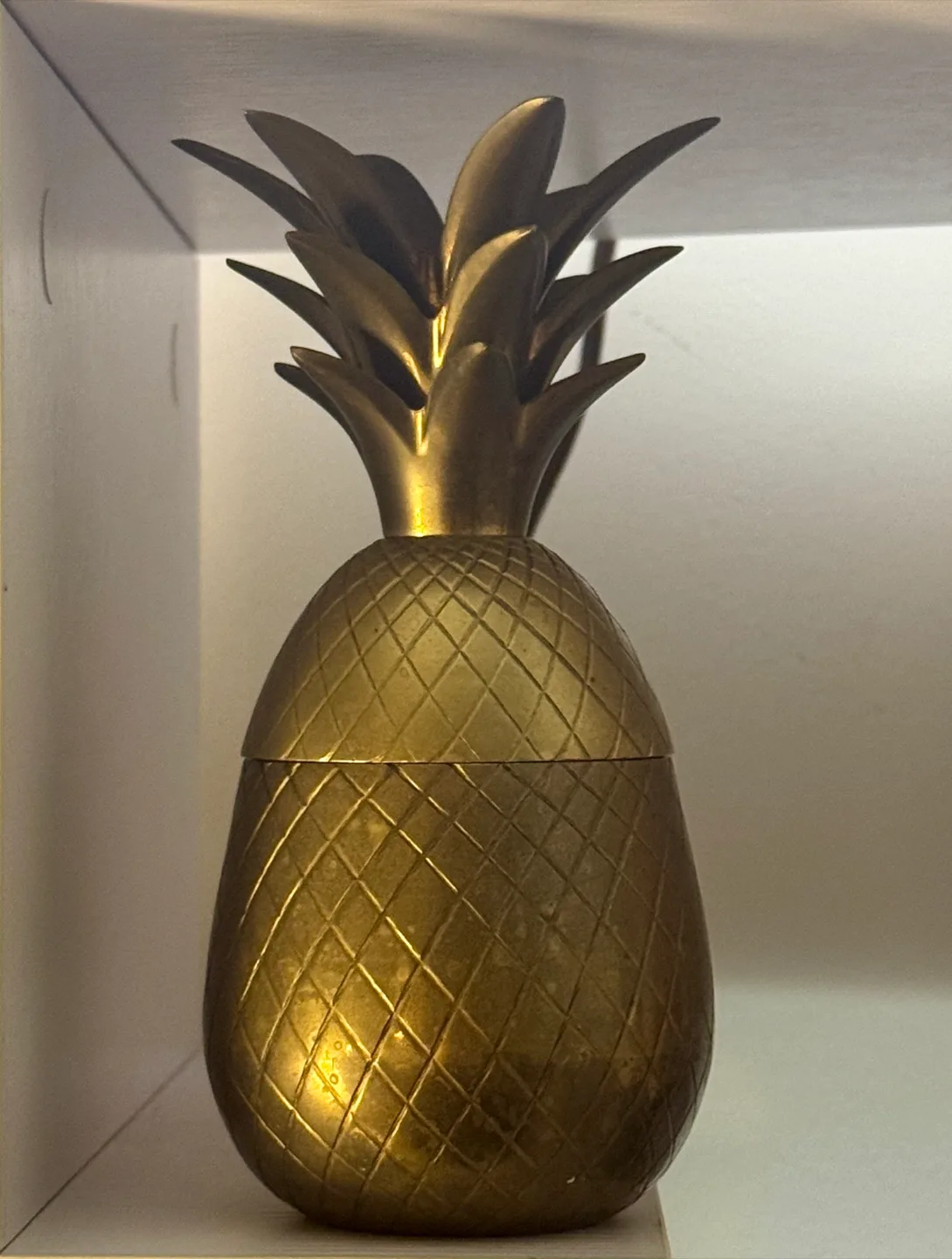 Brass Pineapple Trinket Box thumbnail