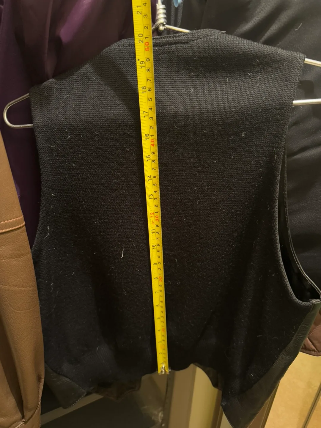 Casadesport Black Leather Vest thumbnail