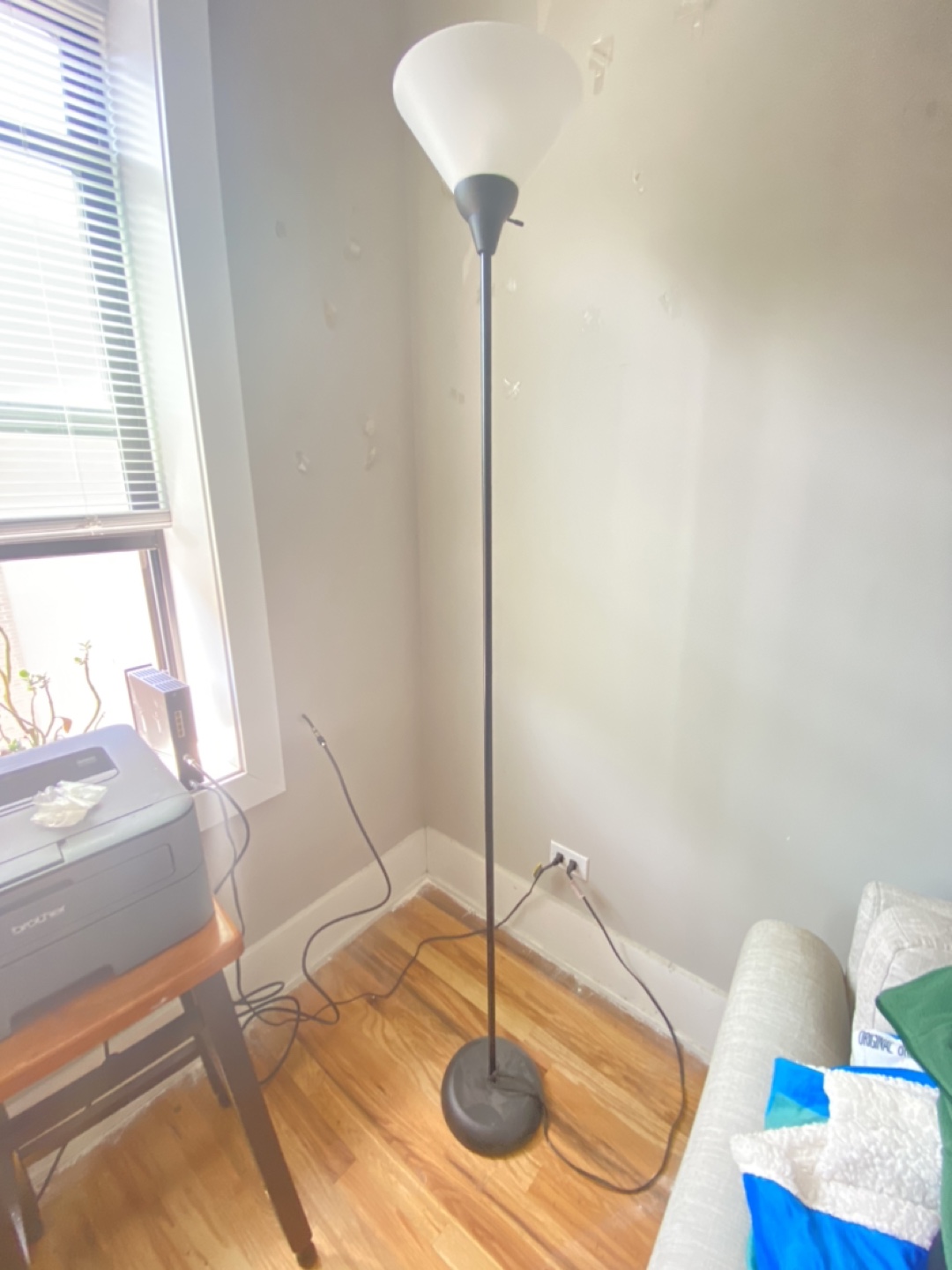 Standing Floor Lamp - Black & White - photo 3