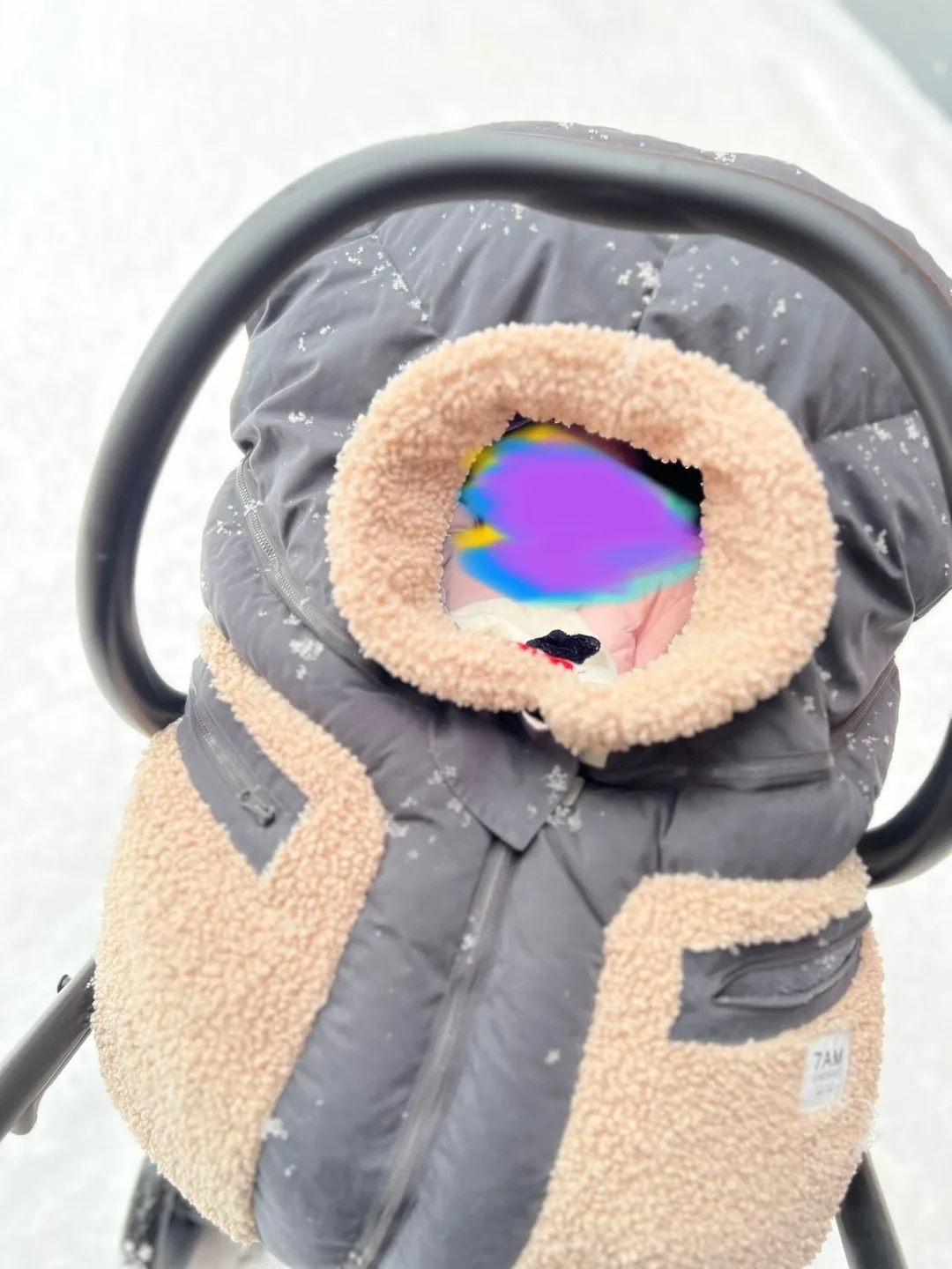 7AM Enfant Cocoon Car Seat Cover - Teddy Collection image indicator(3)