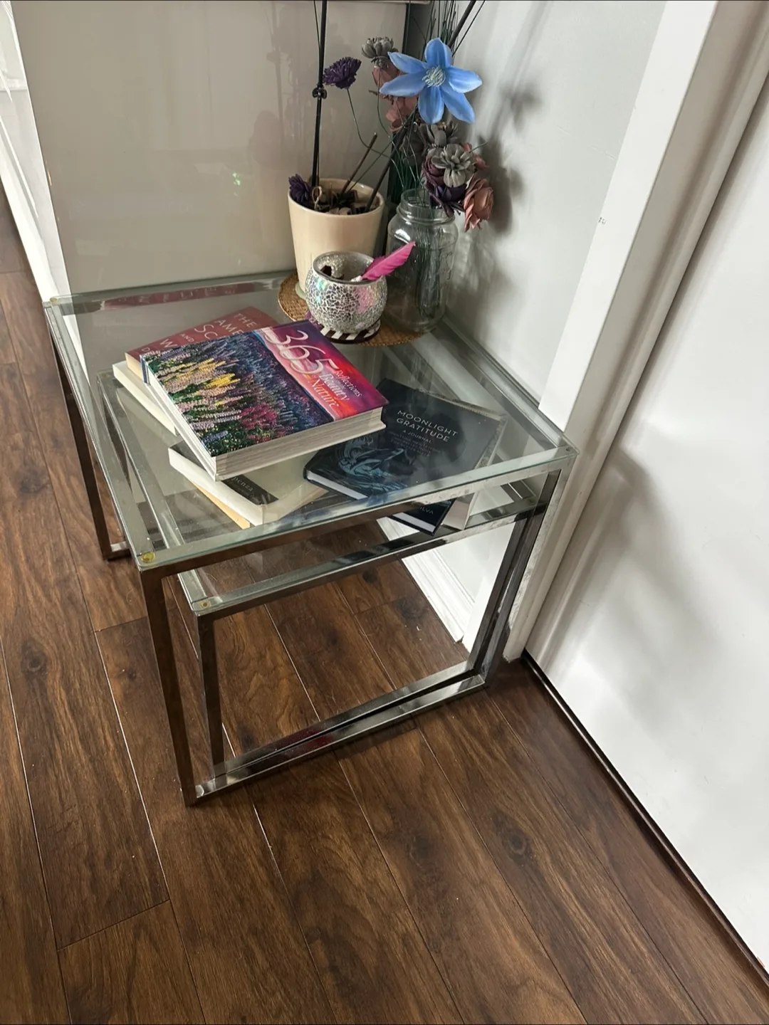 Nesting Side Tables - Chrome & Glass image indicator(4)