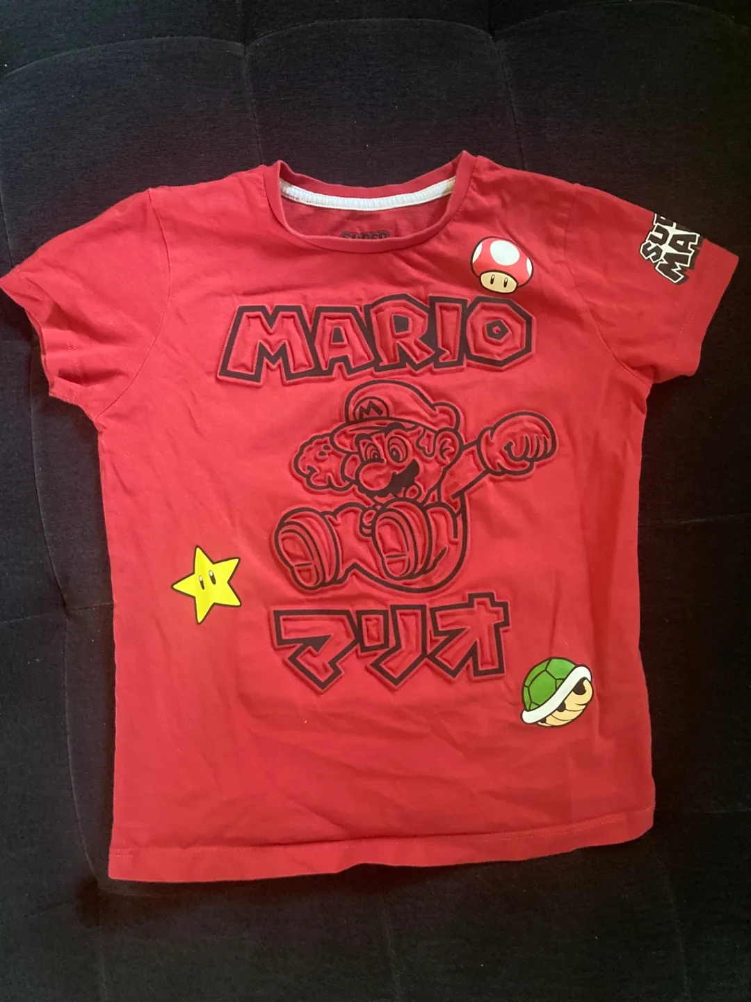 Mario Red T-Shirt - Age 6-7 thumbnail