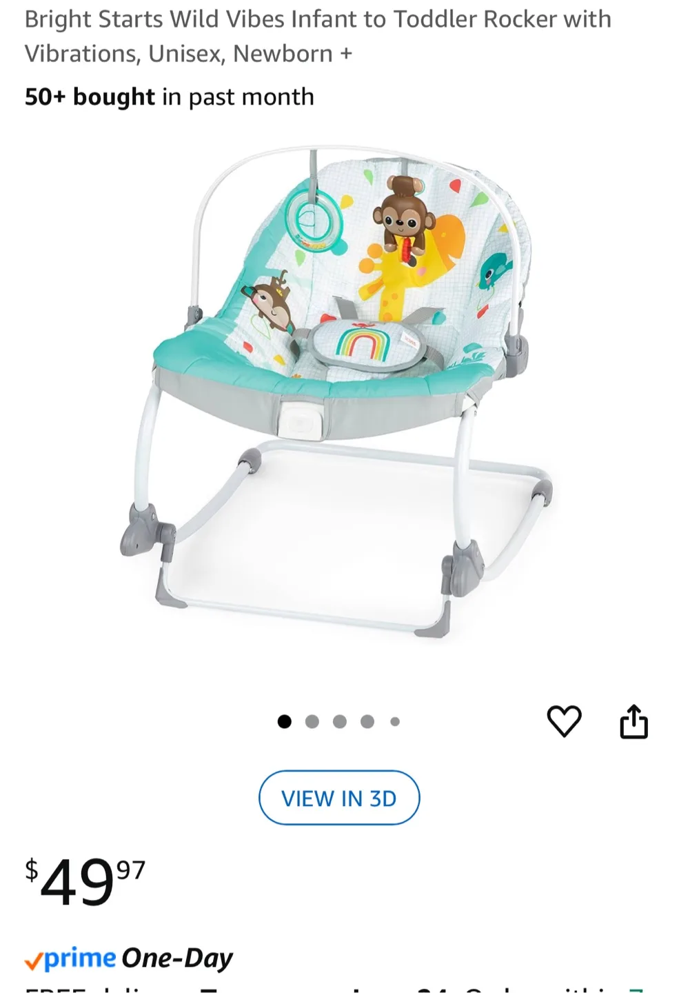 Bright Starts Infant to Toddler Rocker image indicator(3)