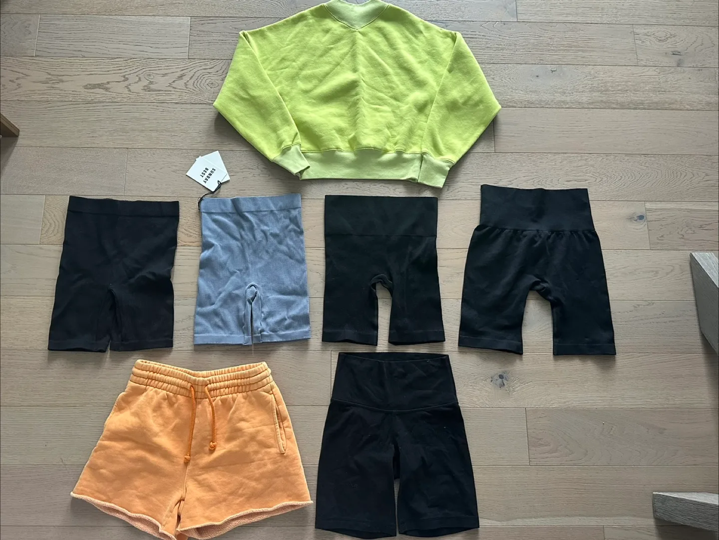 Aritzia XS shorts & sweatshirt $25 each thumbnail