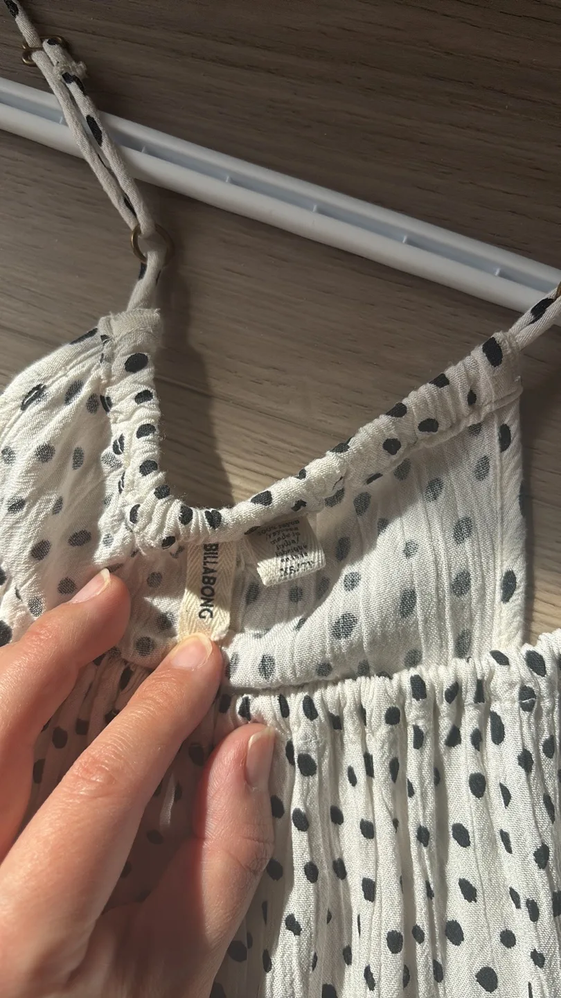 Billabong polka dot mini dress sz XS image indicator(2)