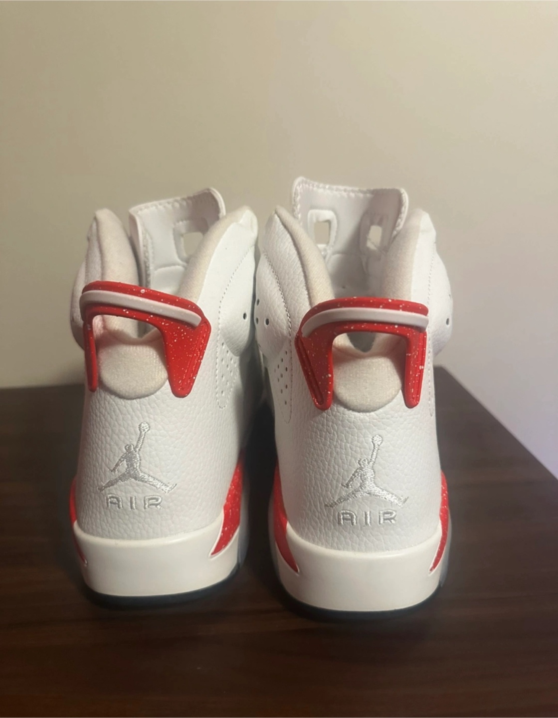 Jordan 6 Retro White/Red Sneakers - photo 3