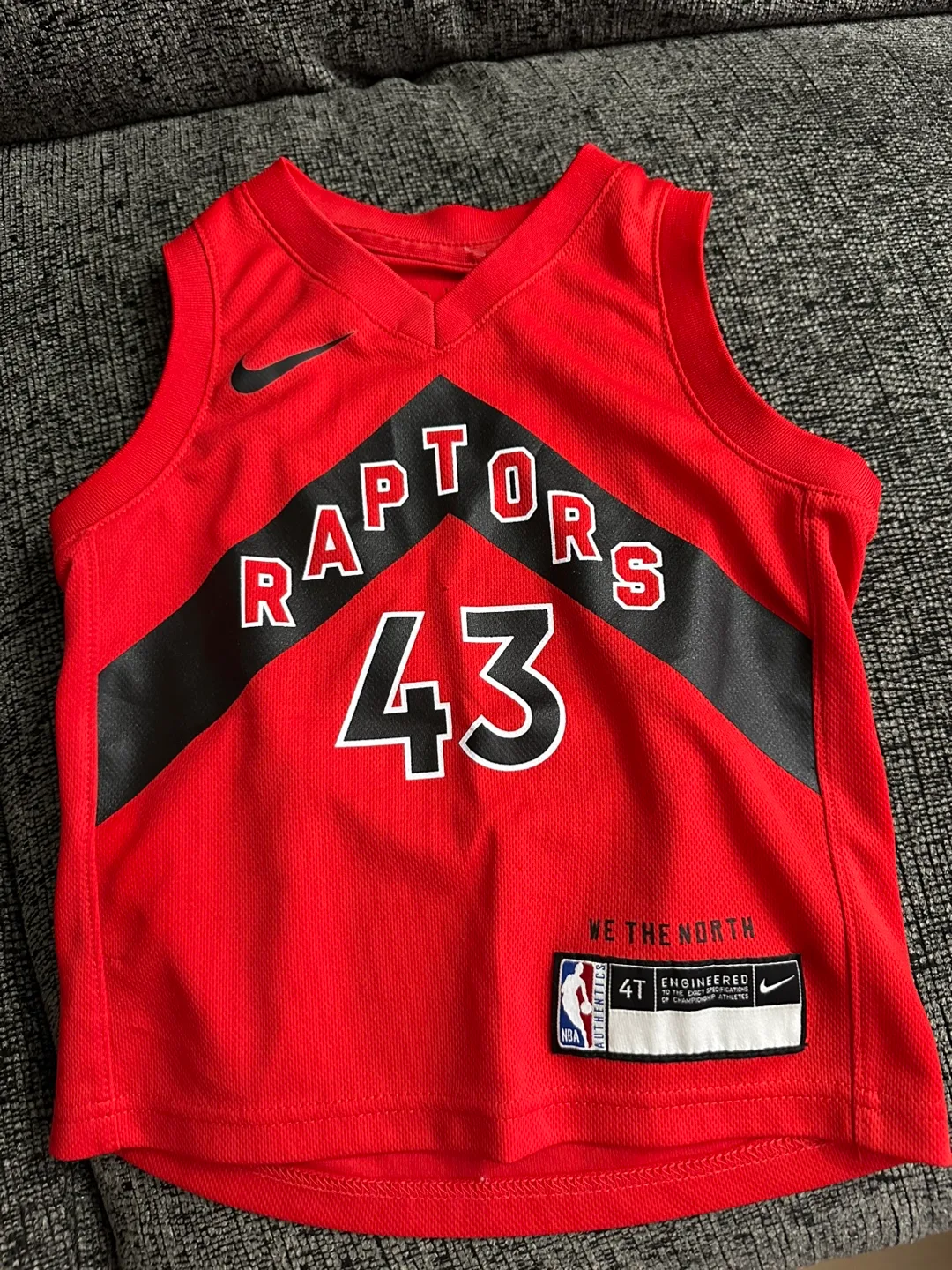 Nike Raptors Siakam #43 Jersey - Size 4T thumbnail