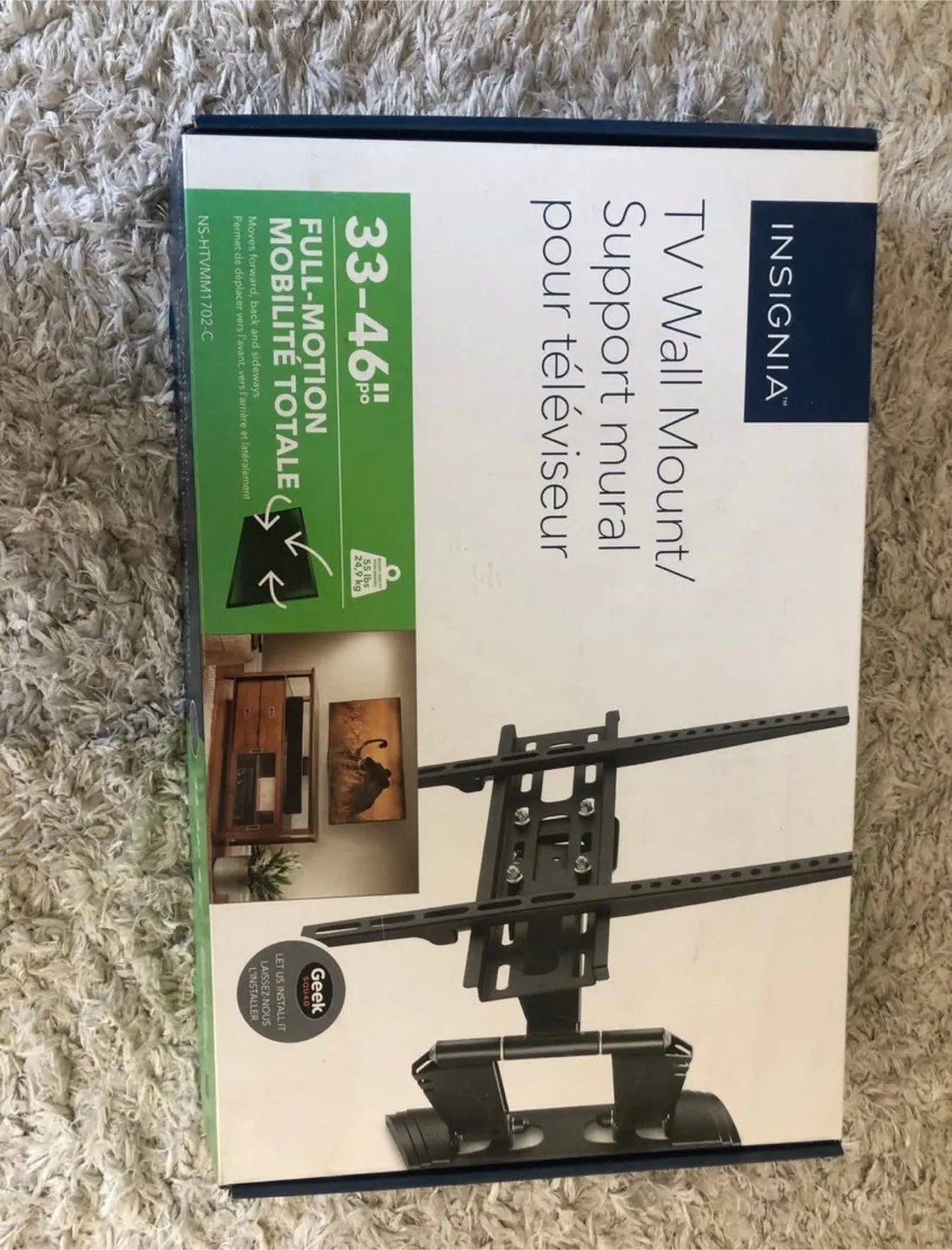 Insignia TV Wall Mount 33-46 inch - Full Motion image indicator(2)