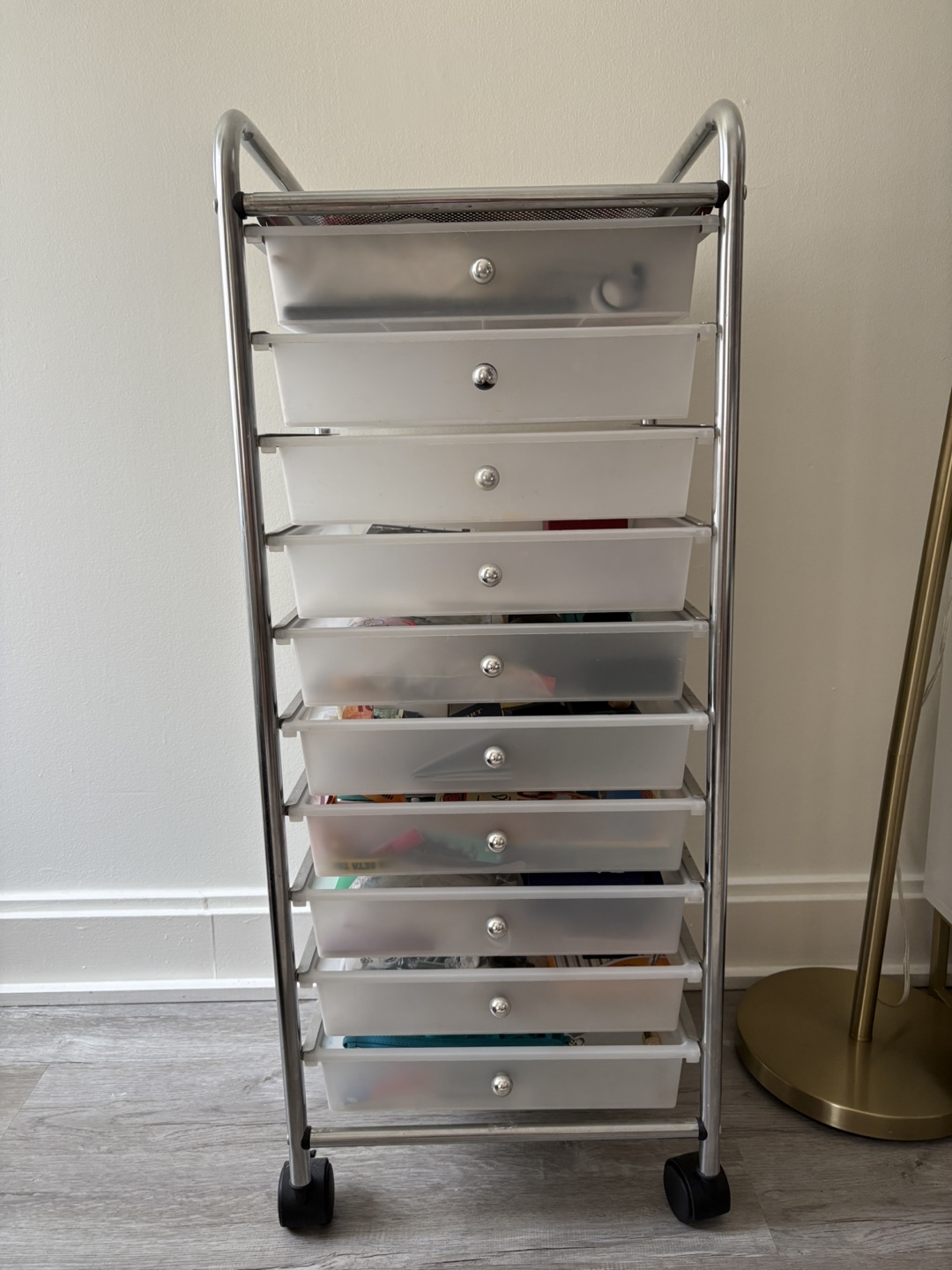 Rolling Cart with 10 Drawers