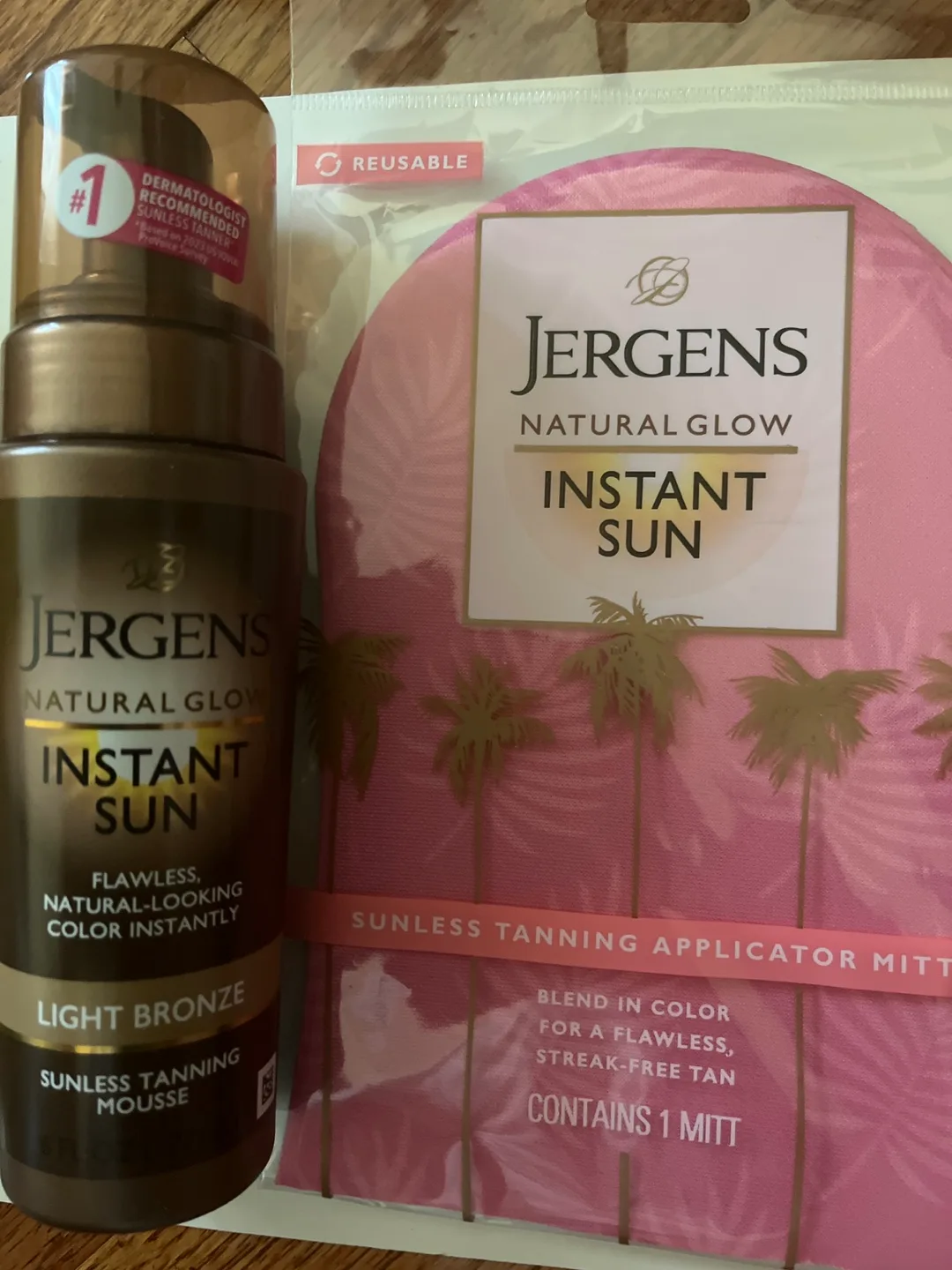 #Freecycle Jergens Natural Glow Instant Sun Mousse & Mitt thumbnail