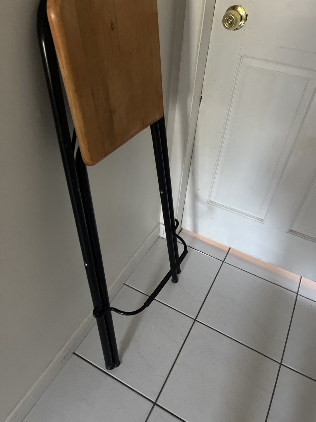 Wooden Folding Stool - photo 2