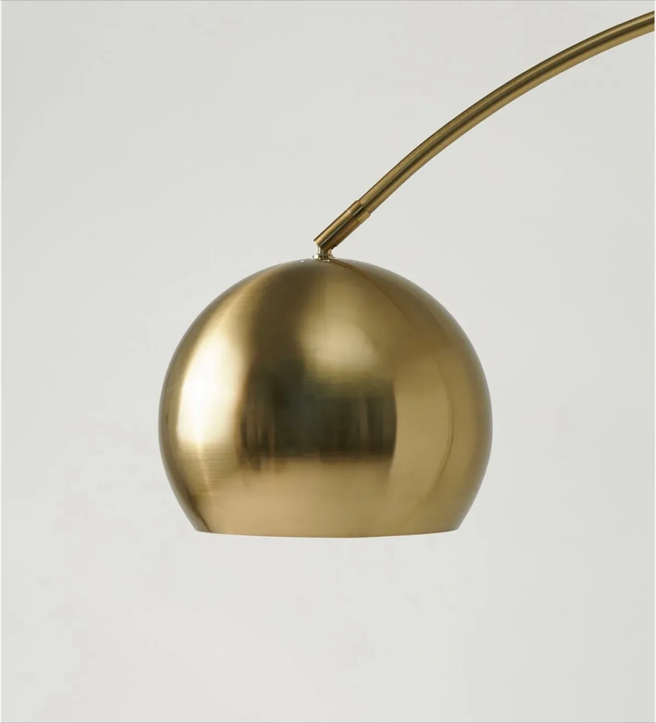 Gold Arc Floor Lamp - Marble Base image indicator(2)