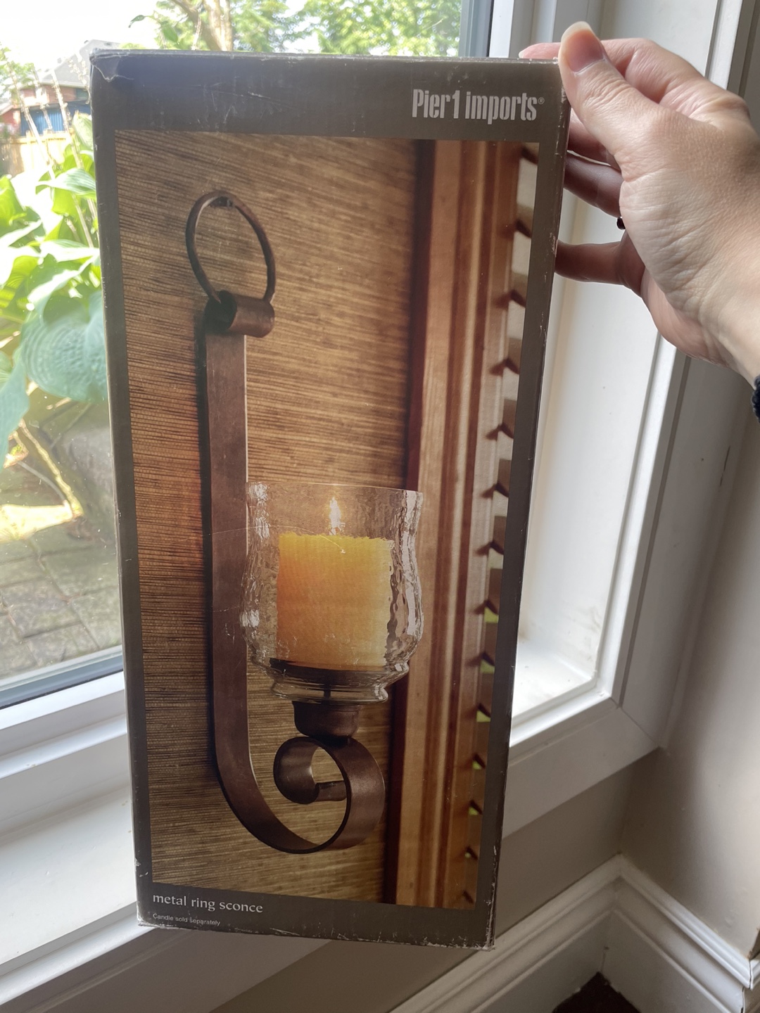 Pier 1 Imports Metal Ring Sconce