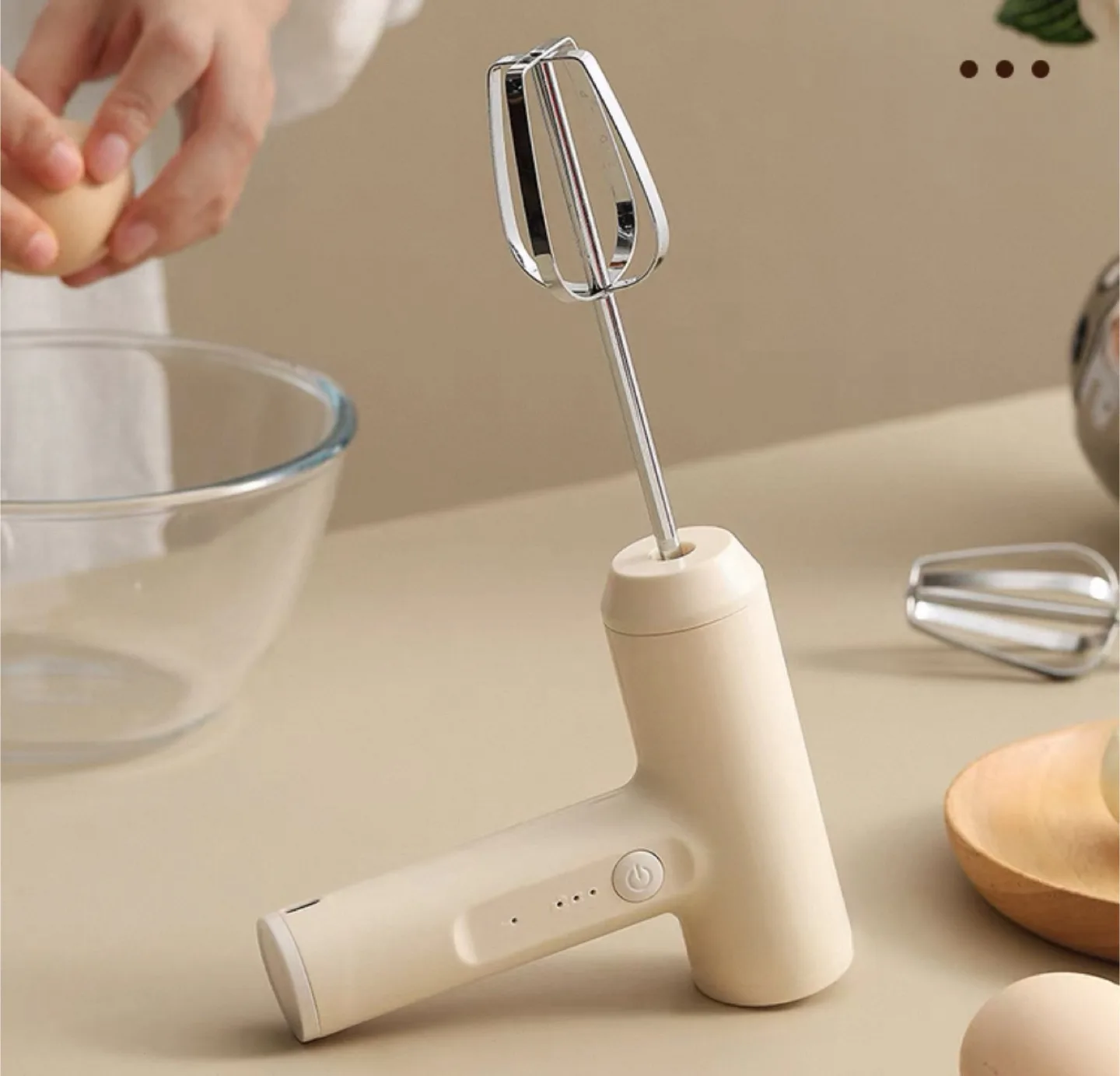 🍰✨ USB Rechargeable Electric Whisk 🔥🔥 thumbnail