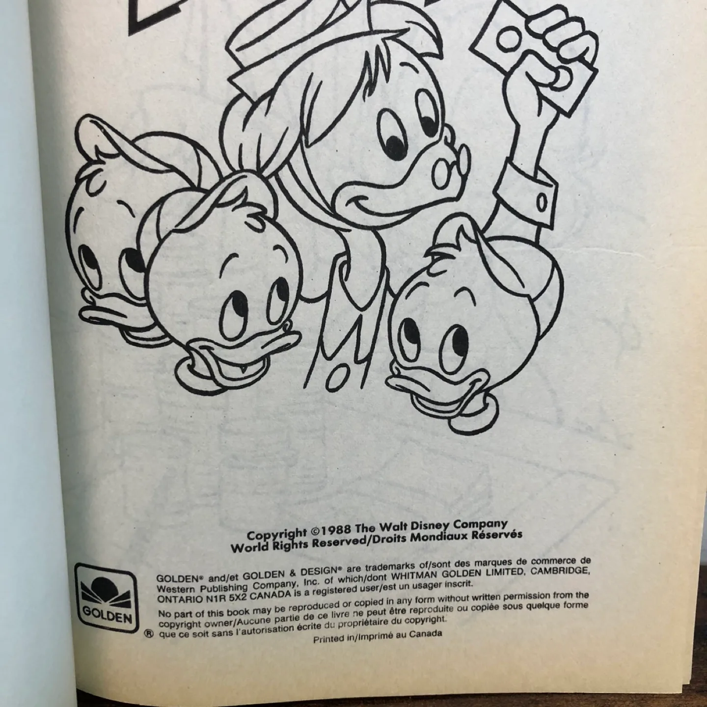 Vintage Disney's DuckTales Super Jumbo Colouring Book image indicator(4)