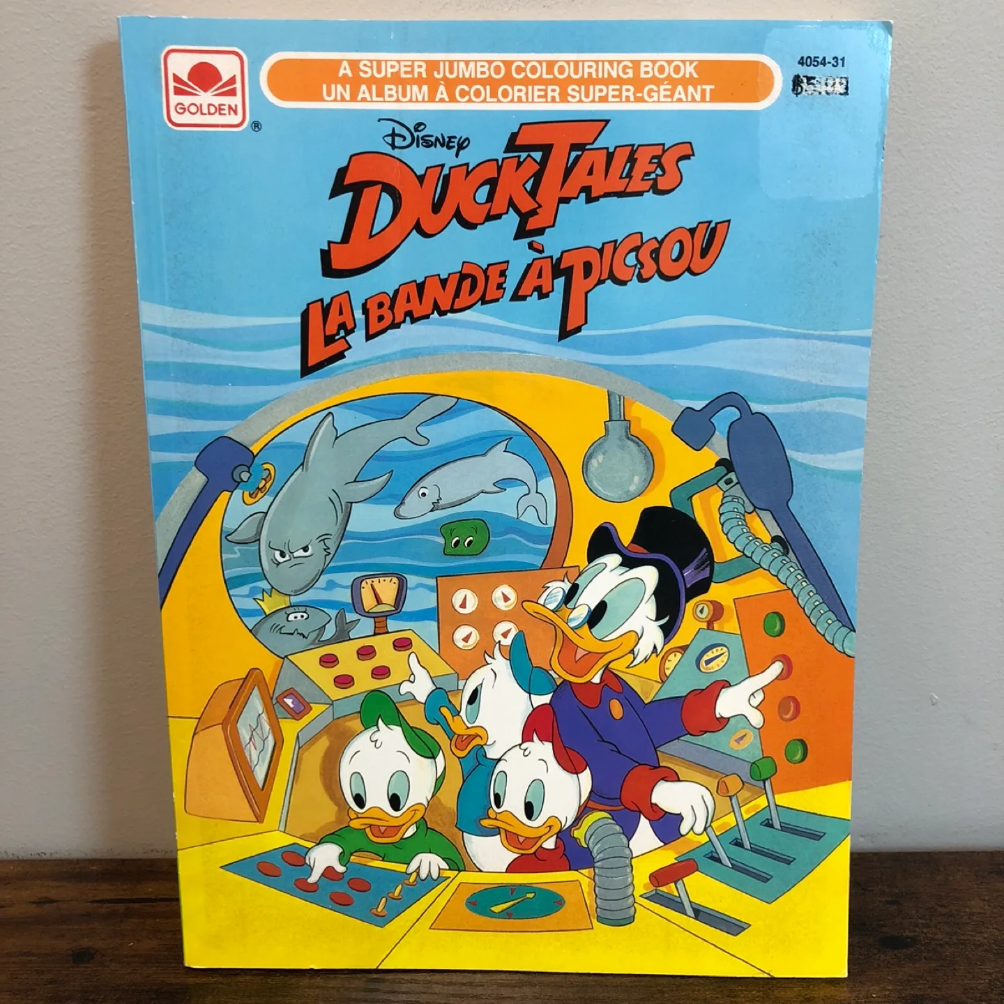 Vintage Disney's DuckTales Super Jumbo Colouring Book thumbnail