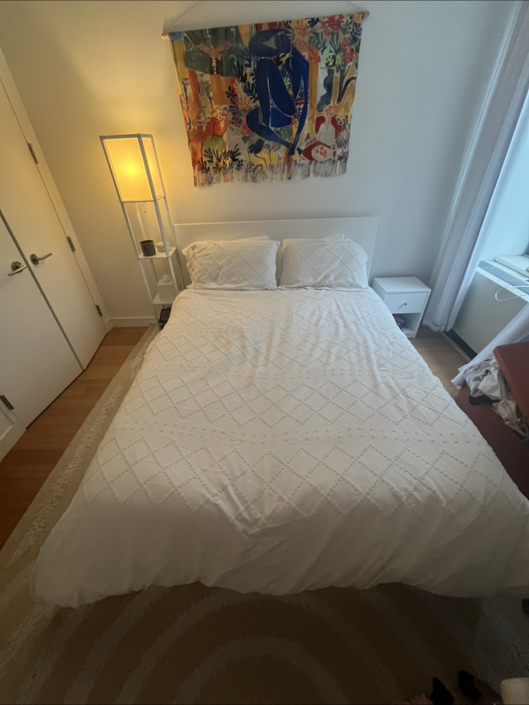 IKEA White Malm Queen Bedframe