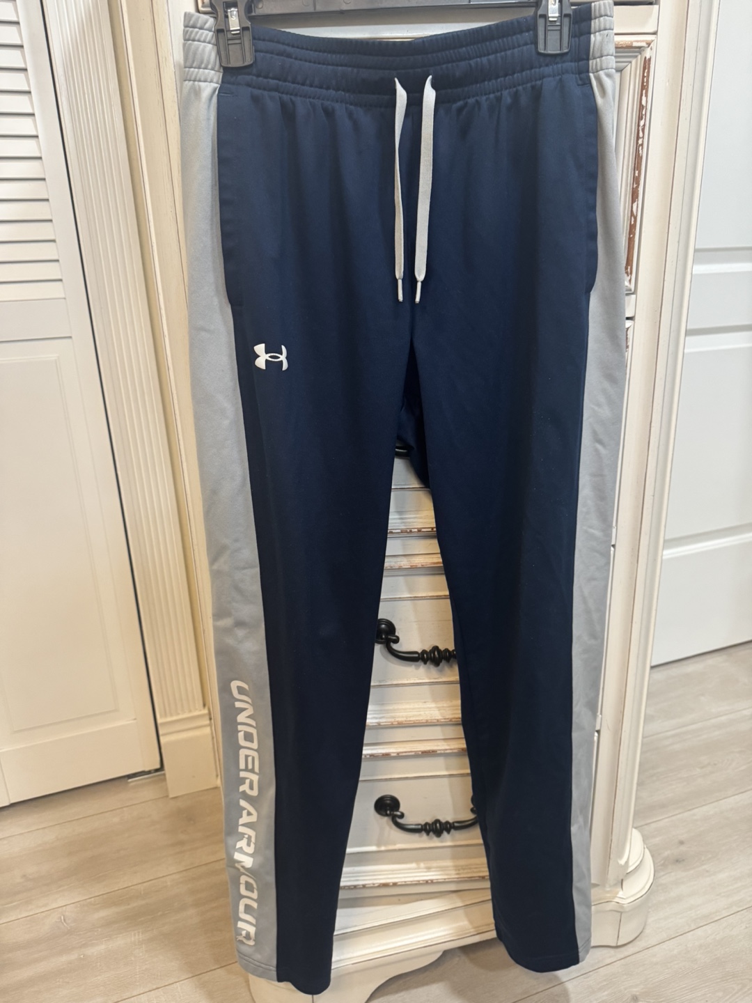 Under Armour Navy & Gray Track Pants - photo 3