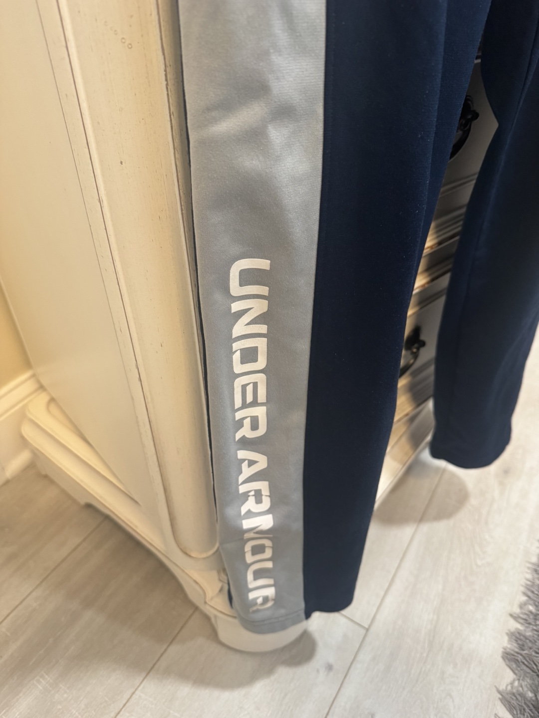 Under Armour Navy & Gray Track Pants - photo 4
