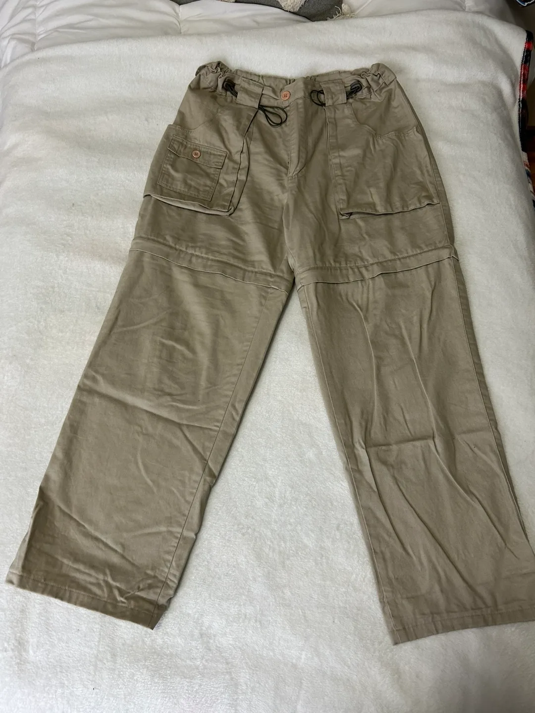Steve Convertible Cargo Pants - Khaki thumbnail