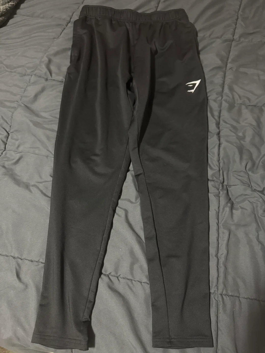 Gymshark Black Joggers - Size M thumbnail