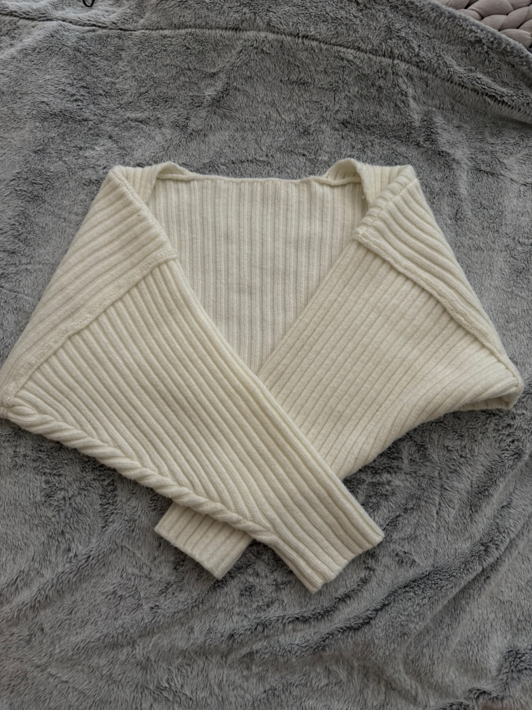 cream knit bolero