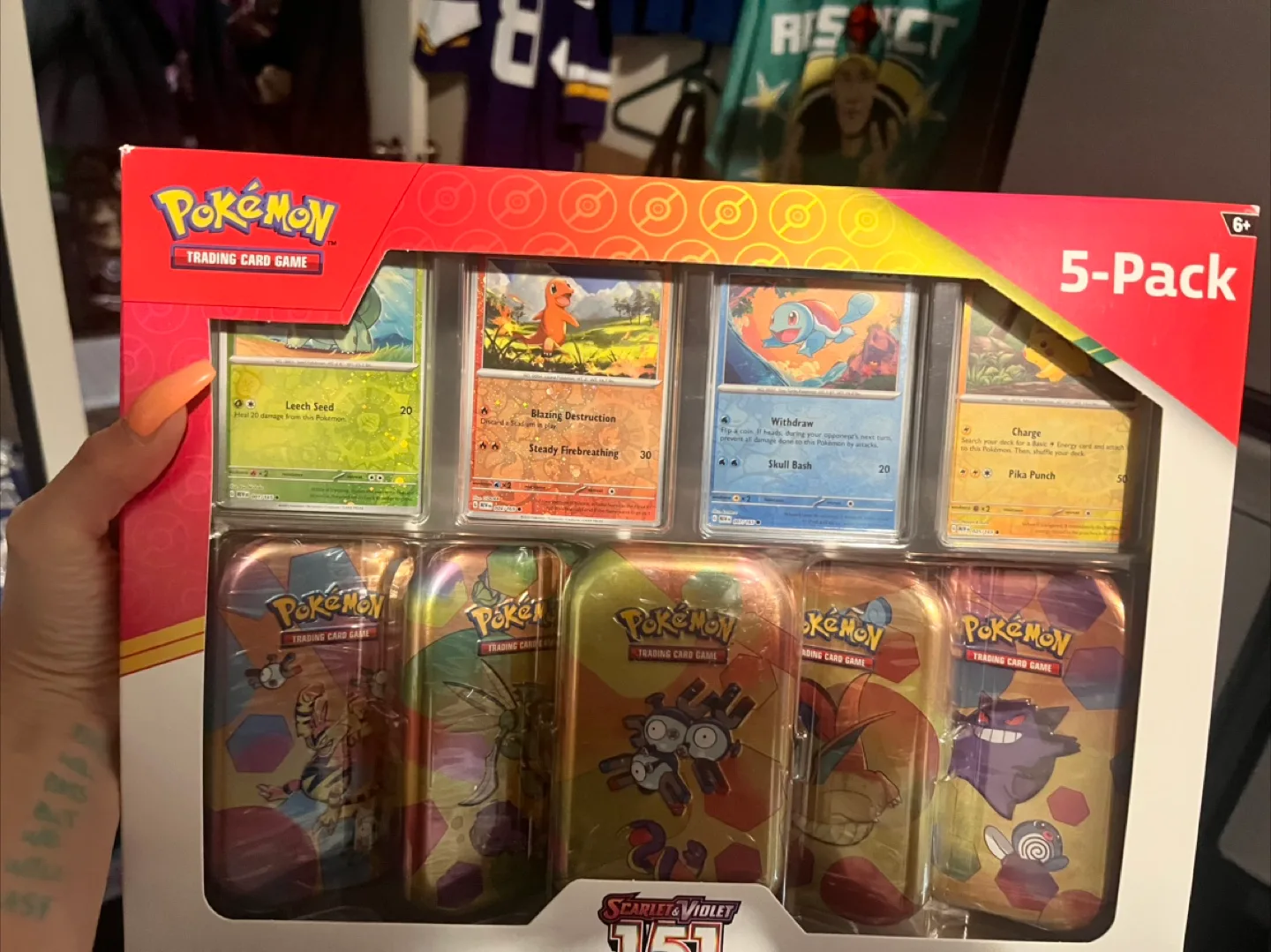 Pokémon scarlet & violet 151  tins unopened thumbnail