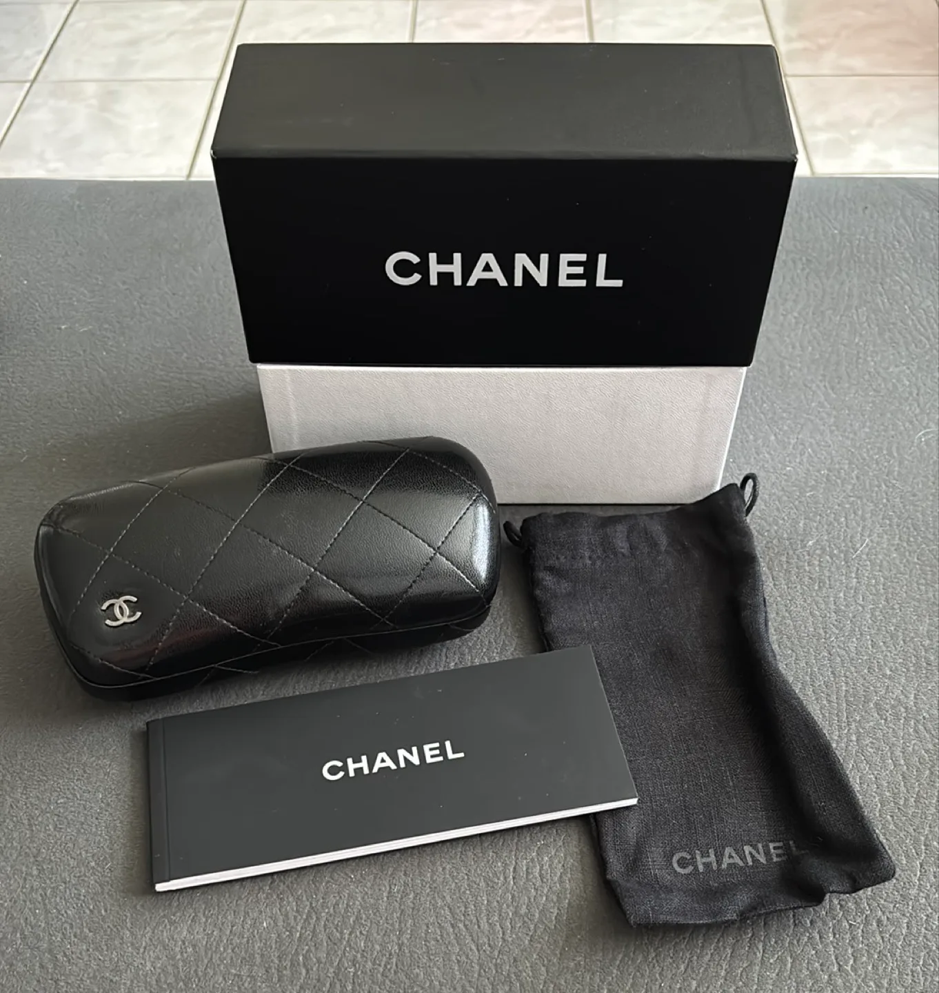 Chanel Sunglasses Case with Box and Pouch thumbnail