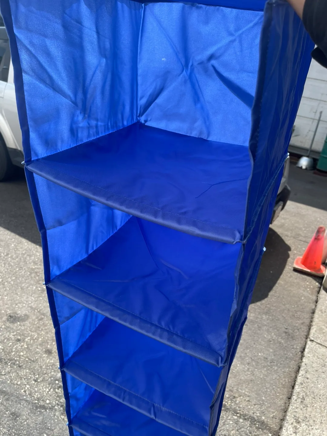 Blue Hanging Closet Organizer thumbnail