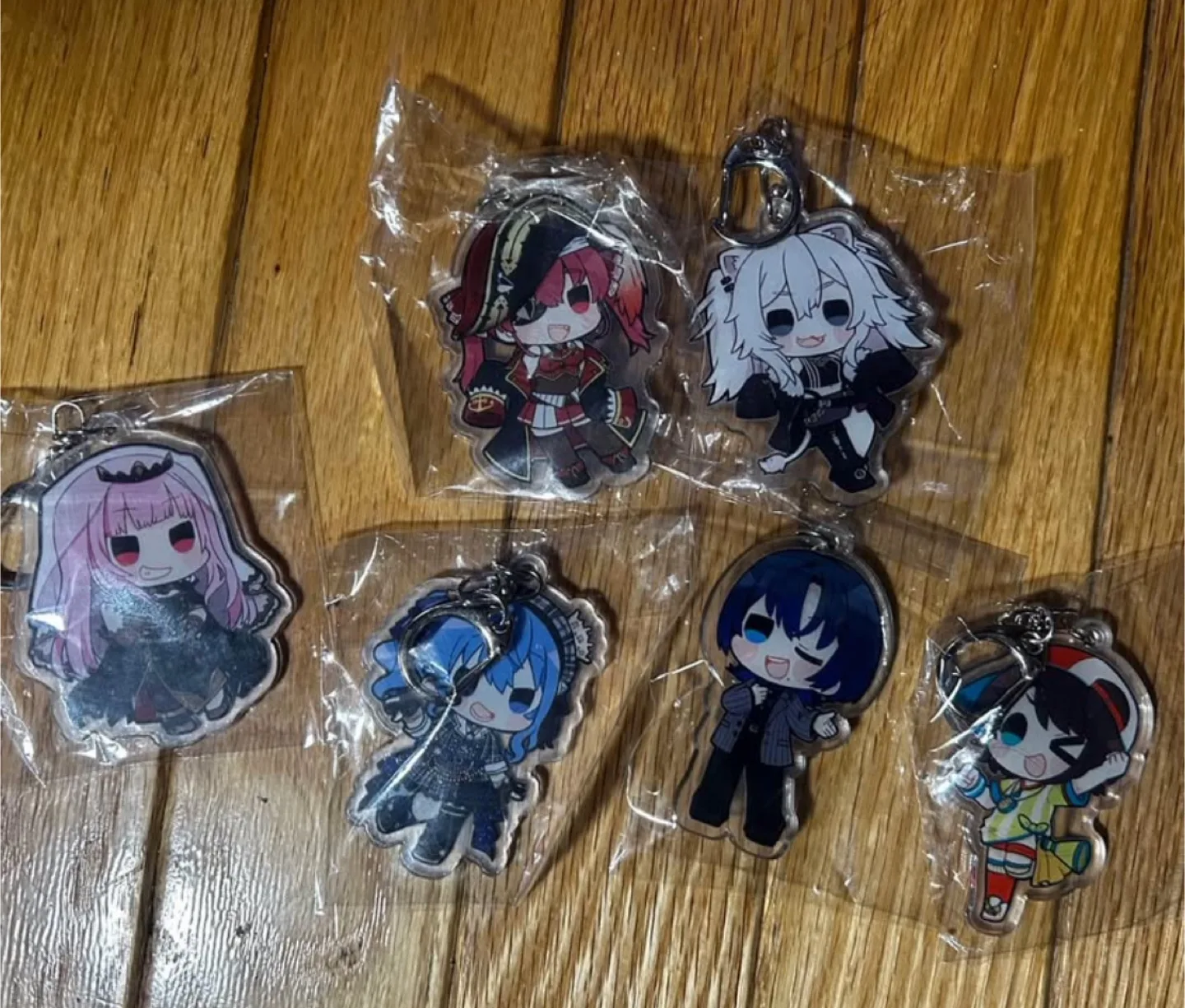 Hololive Acrylic Keychains - Set of 5 thumbnail
