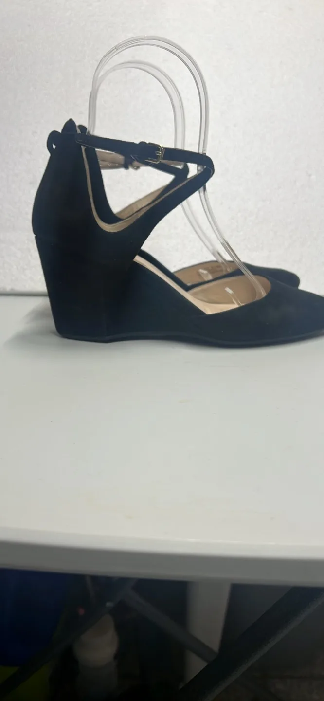 Cole Haan  Black Wedge Heels - Size 6 image indicator(2)