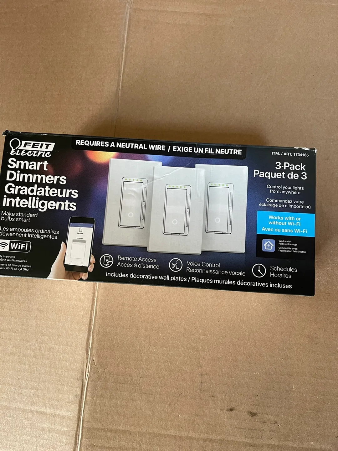 New Feit Electric Smart Dimmer 1-Pack image indicator(5)