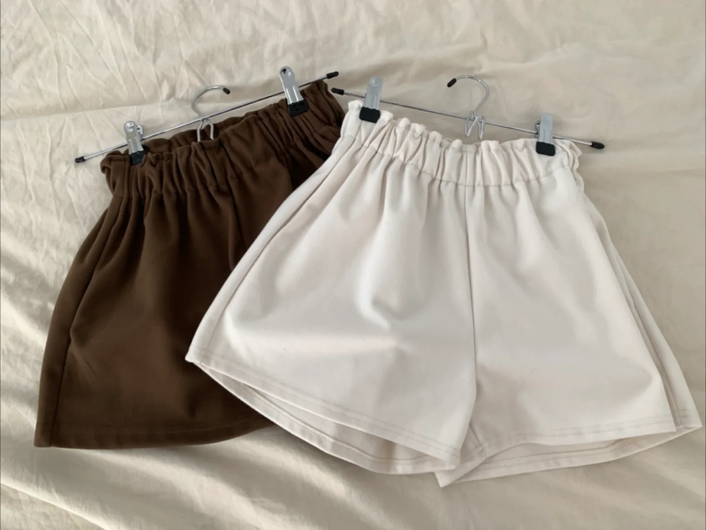 Woolen Elastic Waist Shorts Size S thumbnail