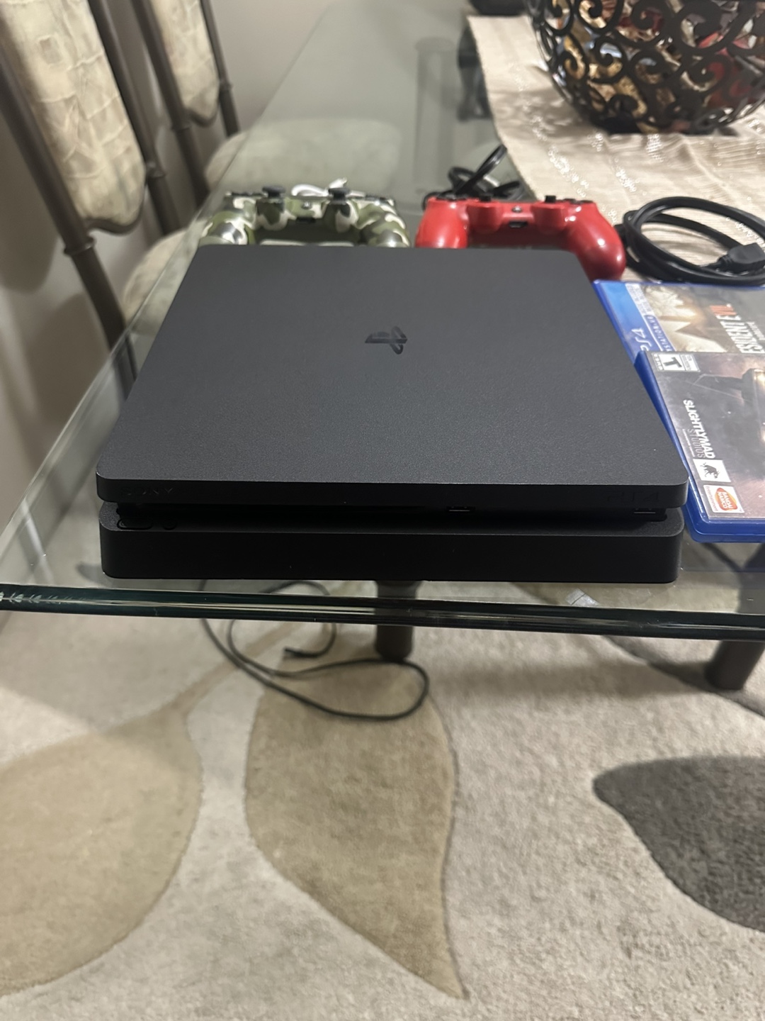 PlayStation 4 in like-new, mint condition — barely used