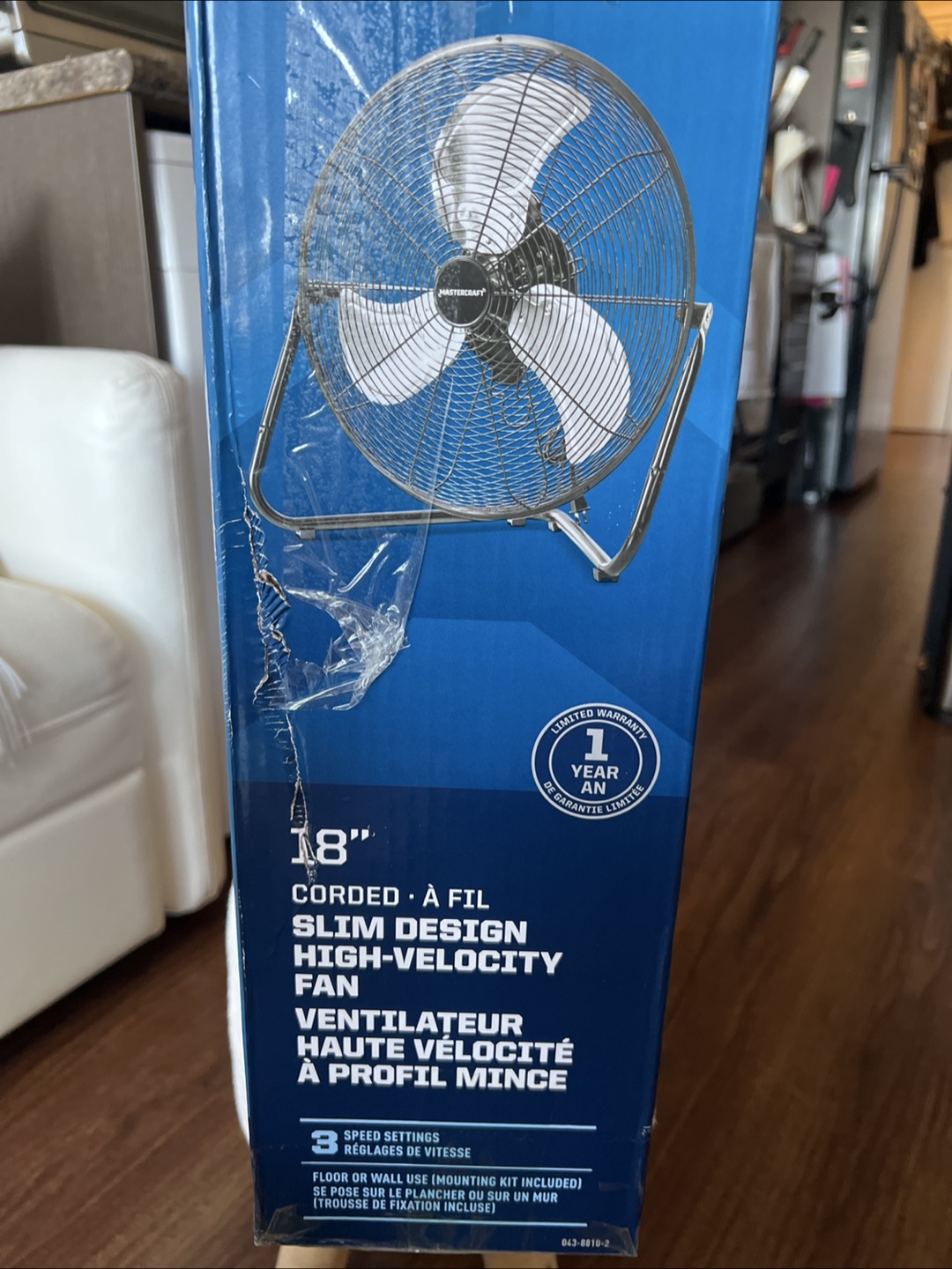 Mastercraft 18" Slim Design High-Velocity Fan - photo 2