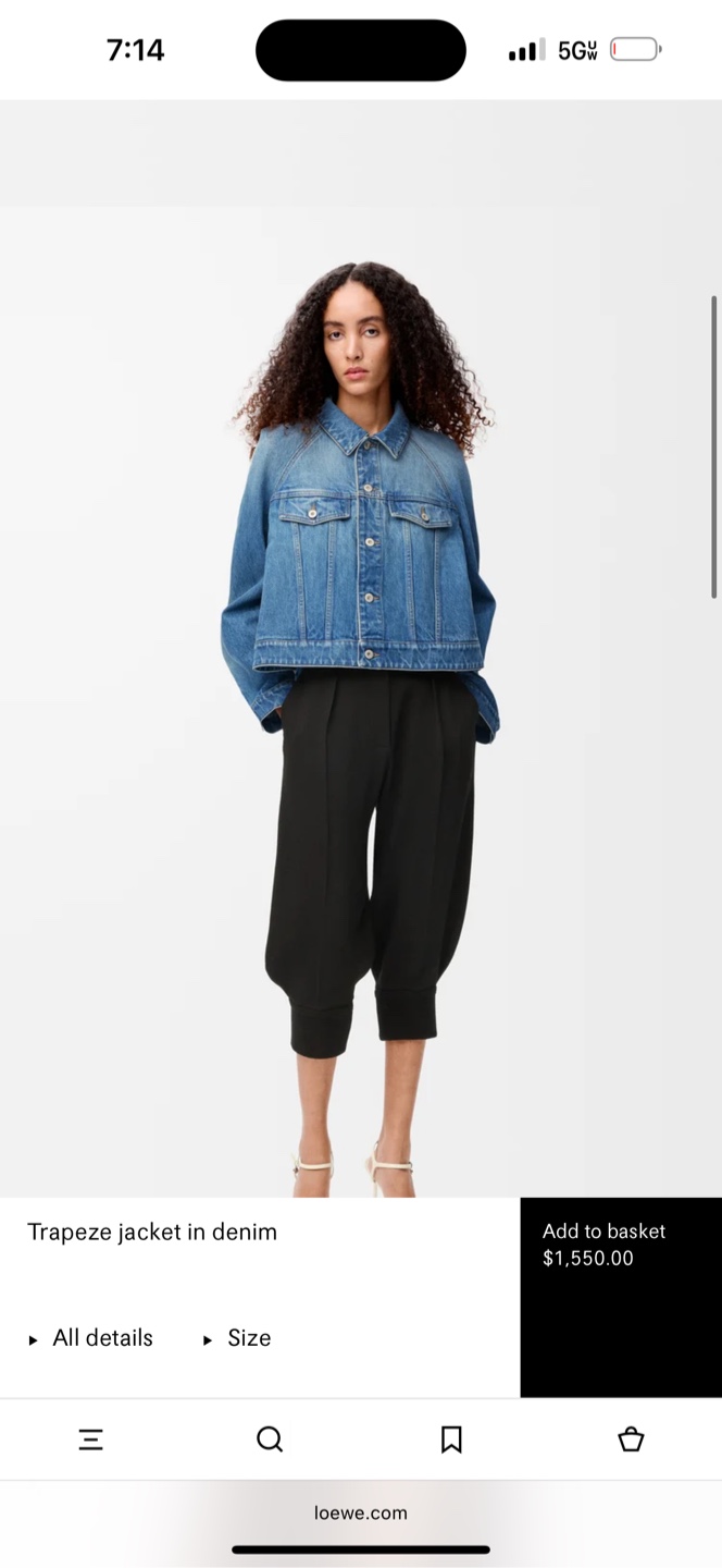 Loewe Denim Jacket with Box - photo 3
