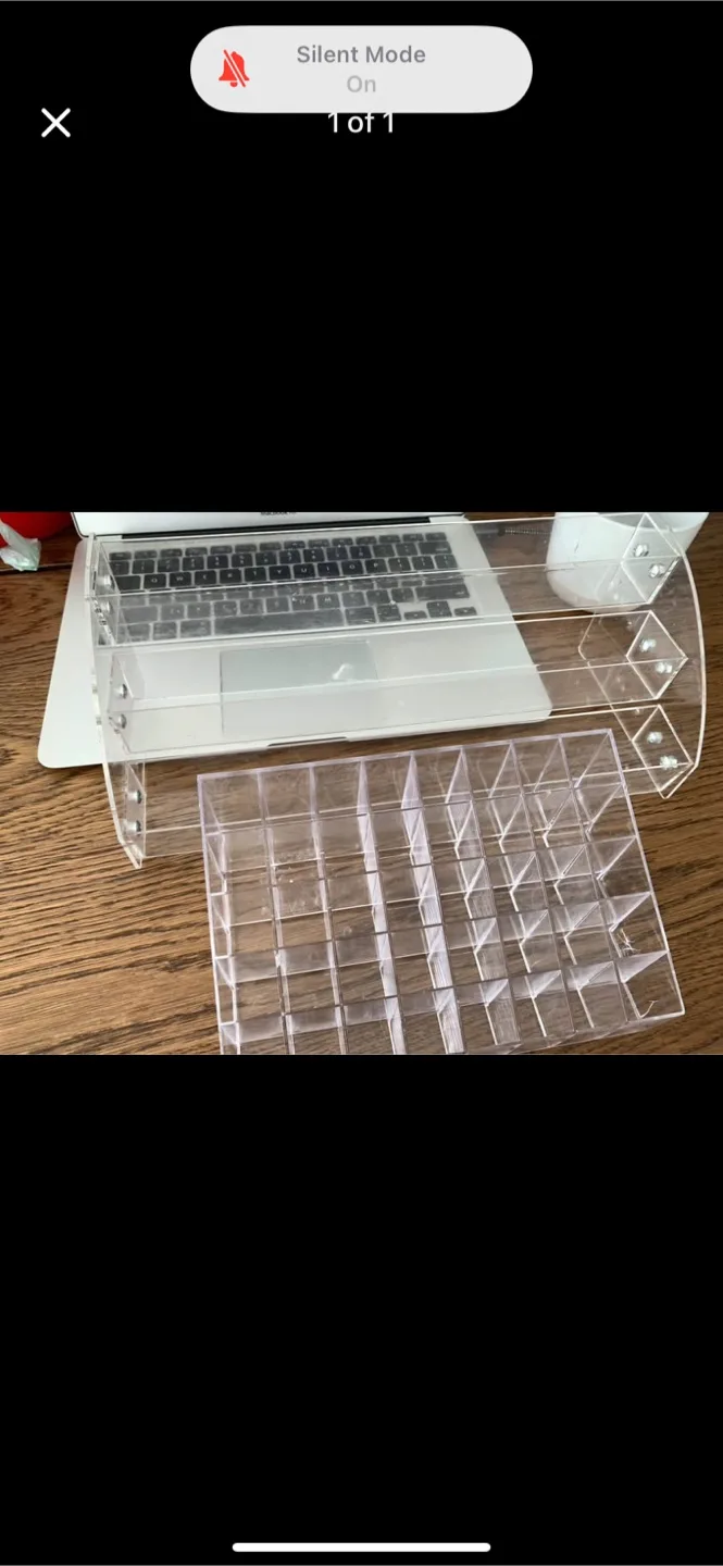 Acrylic Cosmetic Organizer Set lipstick stand thumbnail