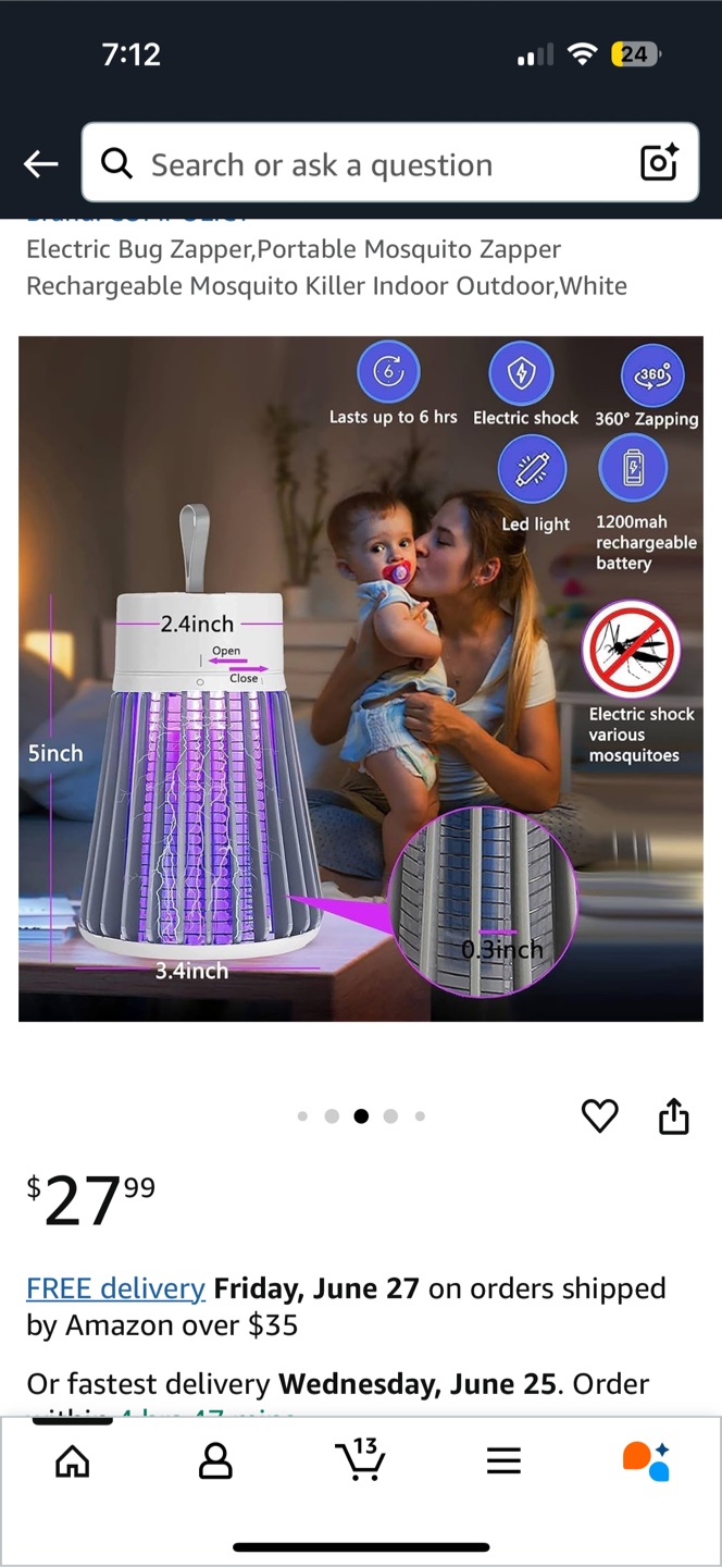 Mosquito Killer Zapper - Indoor/Outdoor - photo 4