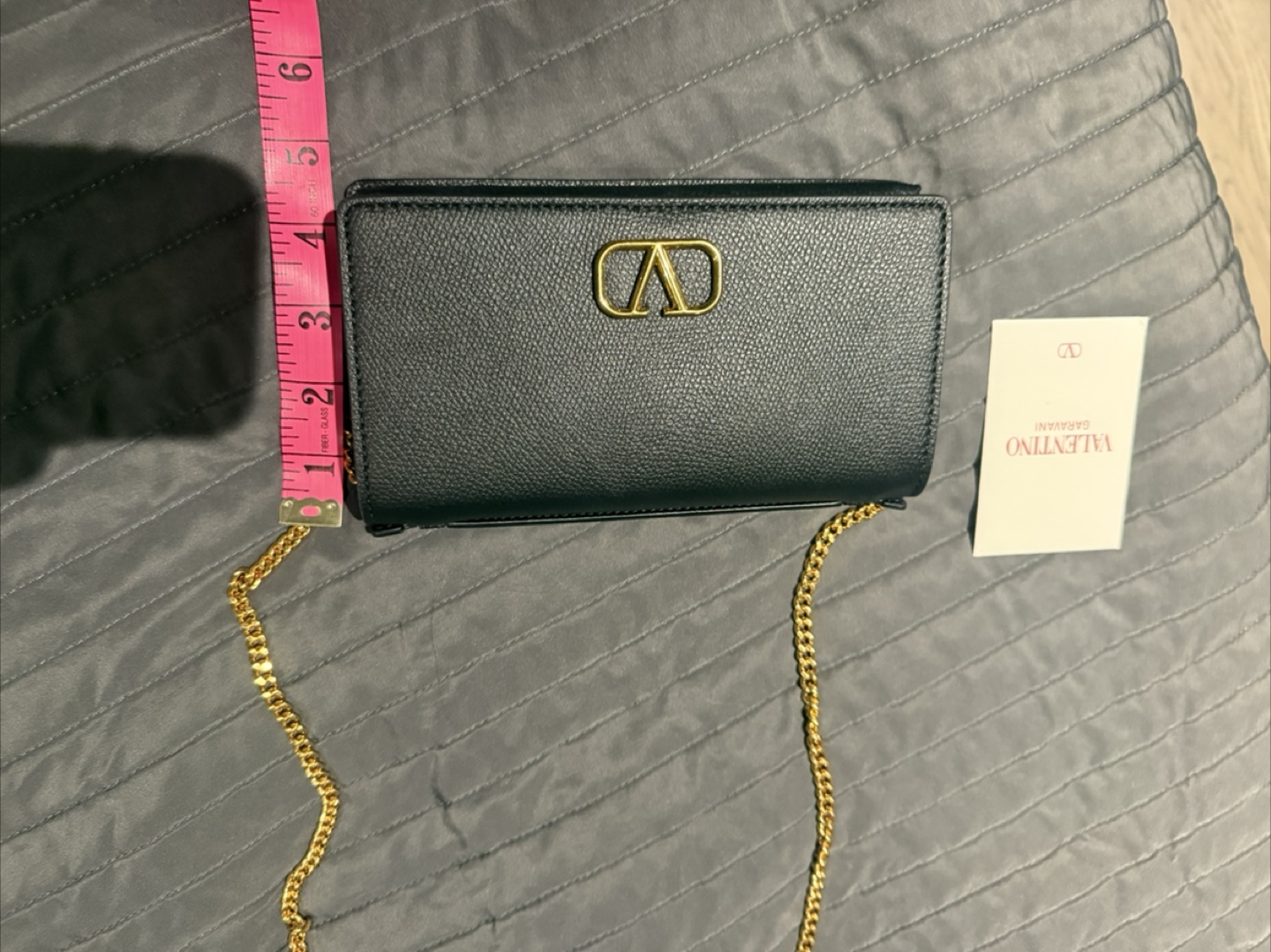 Valentino Garavani Black Wallet on Chain - photo 5