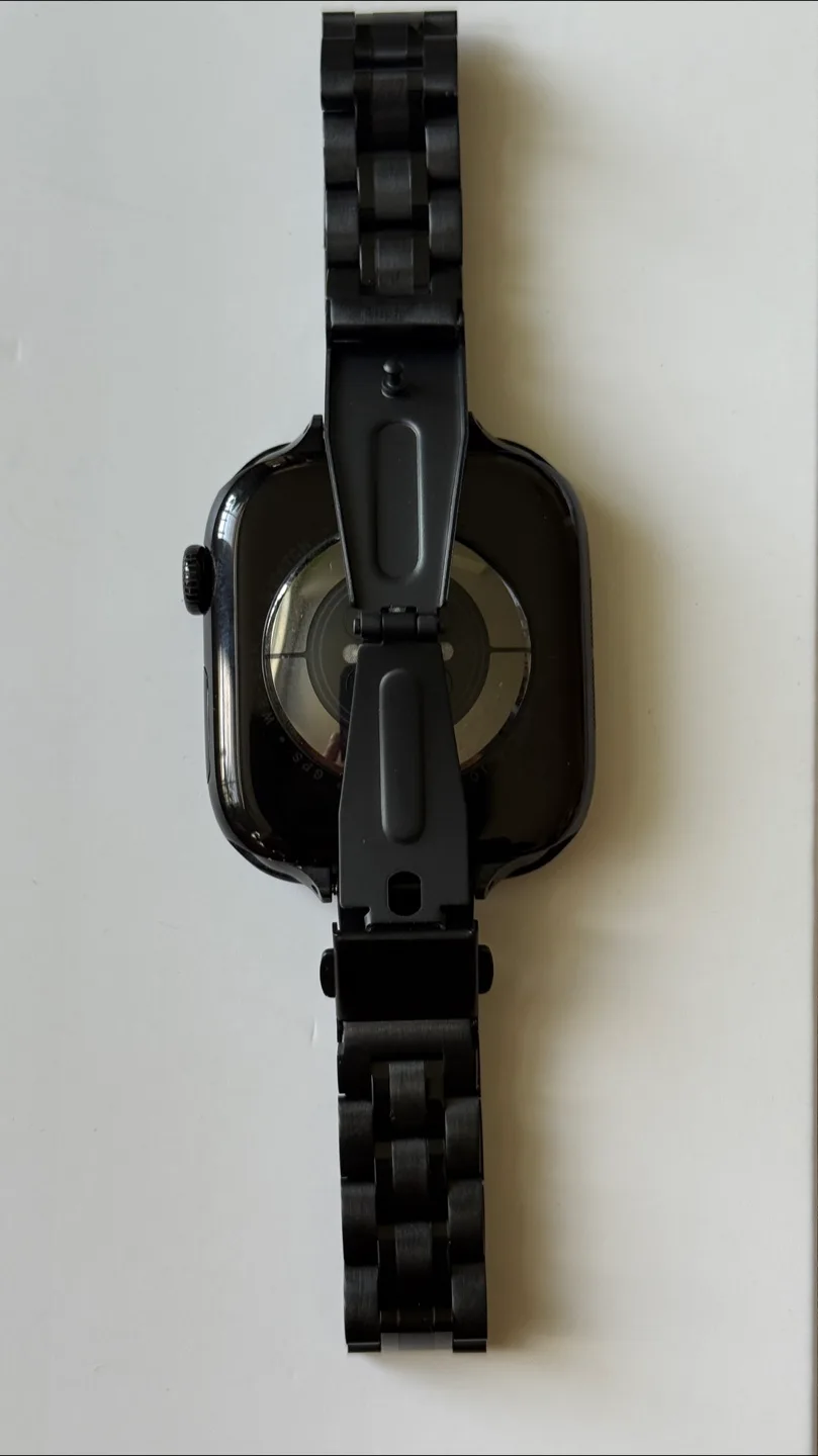 Black Stainless Steel Apple Watch Band image indicator(6)