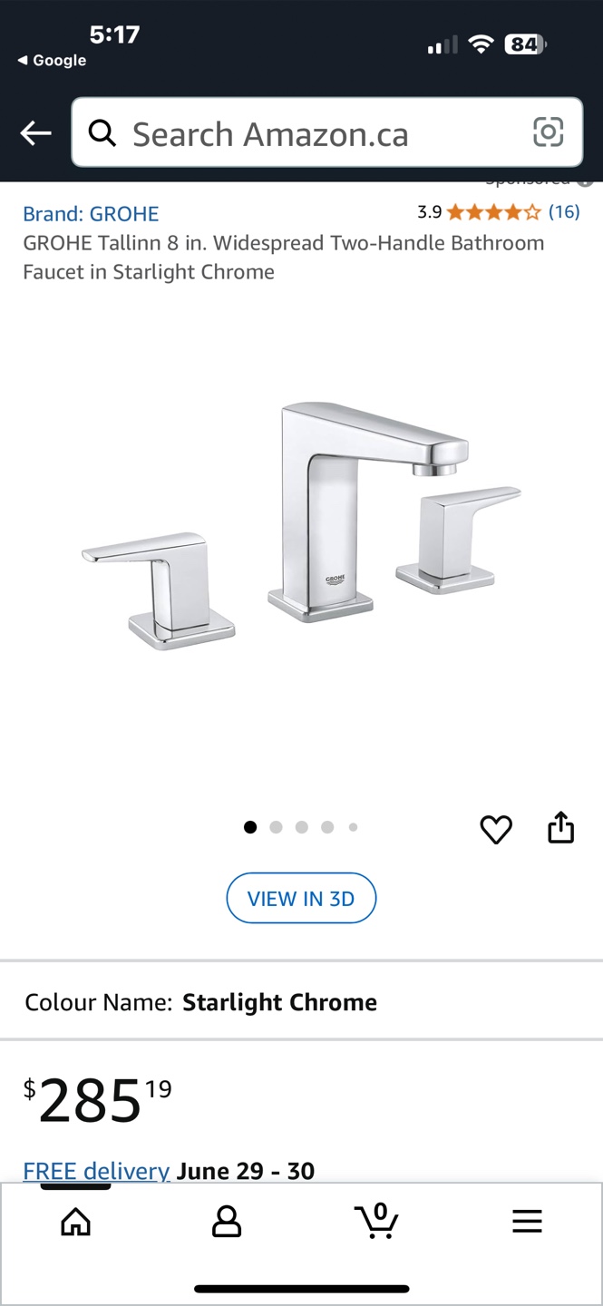 GROHE Tallinn 8-inch Widespread Bathroom Faucet - New - photo 3