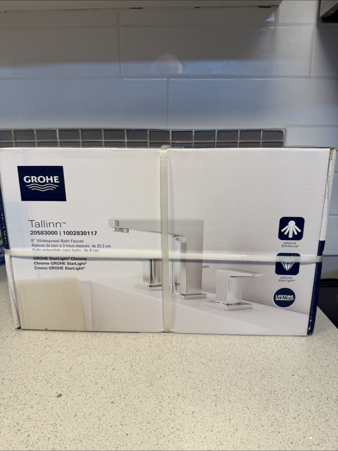 GROHE Tallinn 8-inch Widespread Bathroom Faucet - New