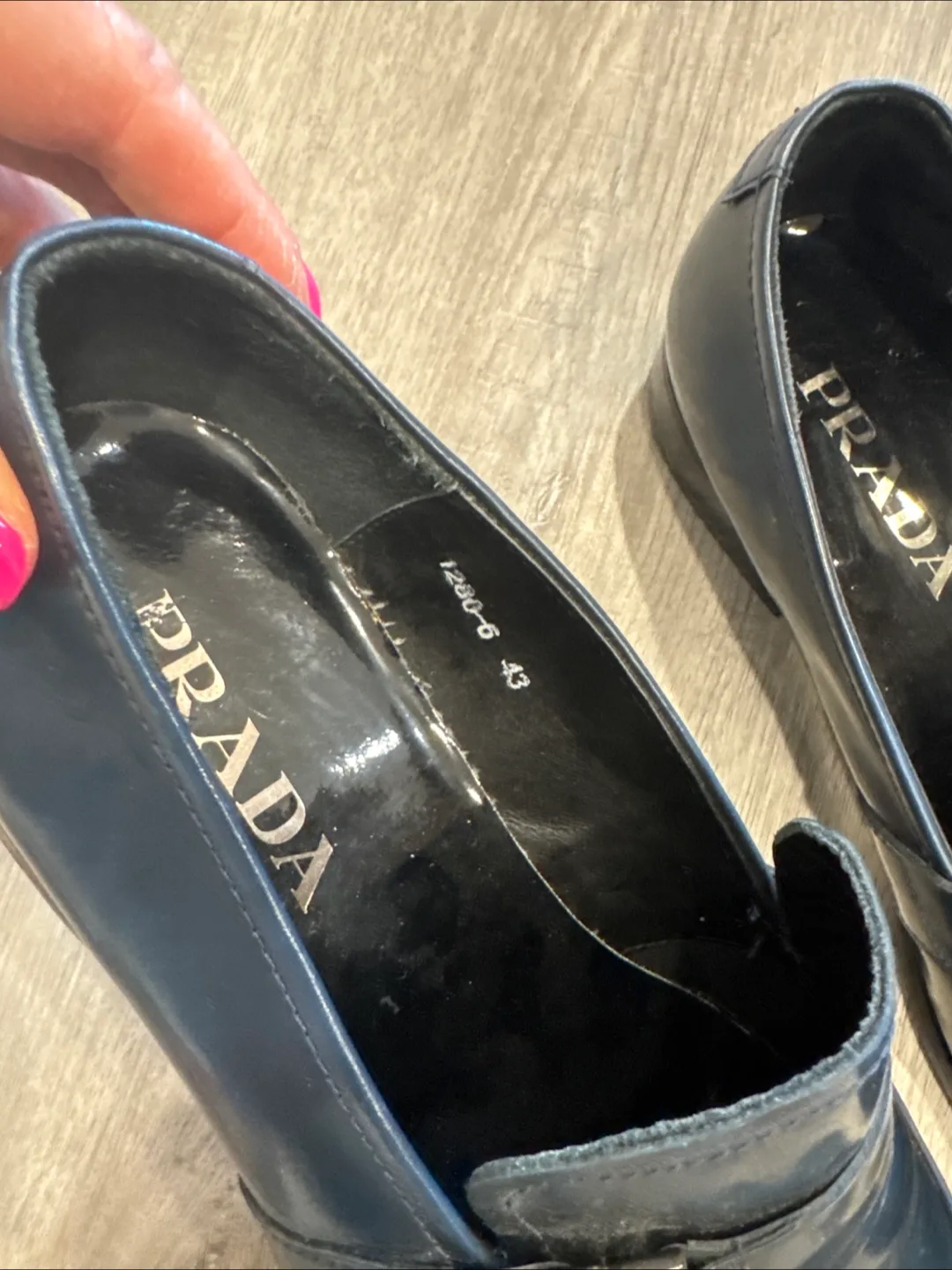 Prada Leather Loafers - Size 43 image indicator(2)