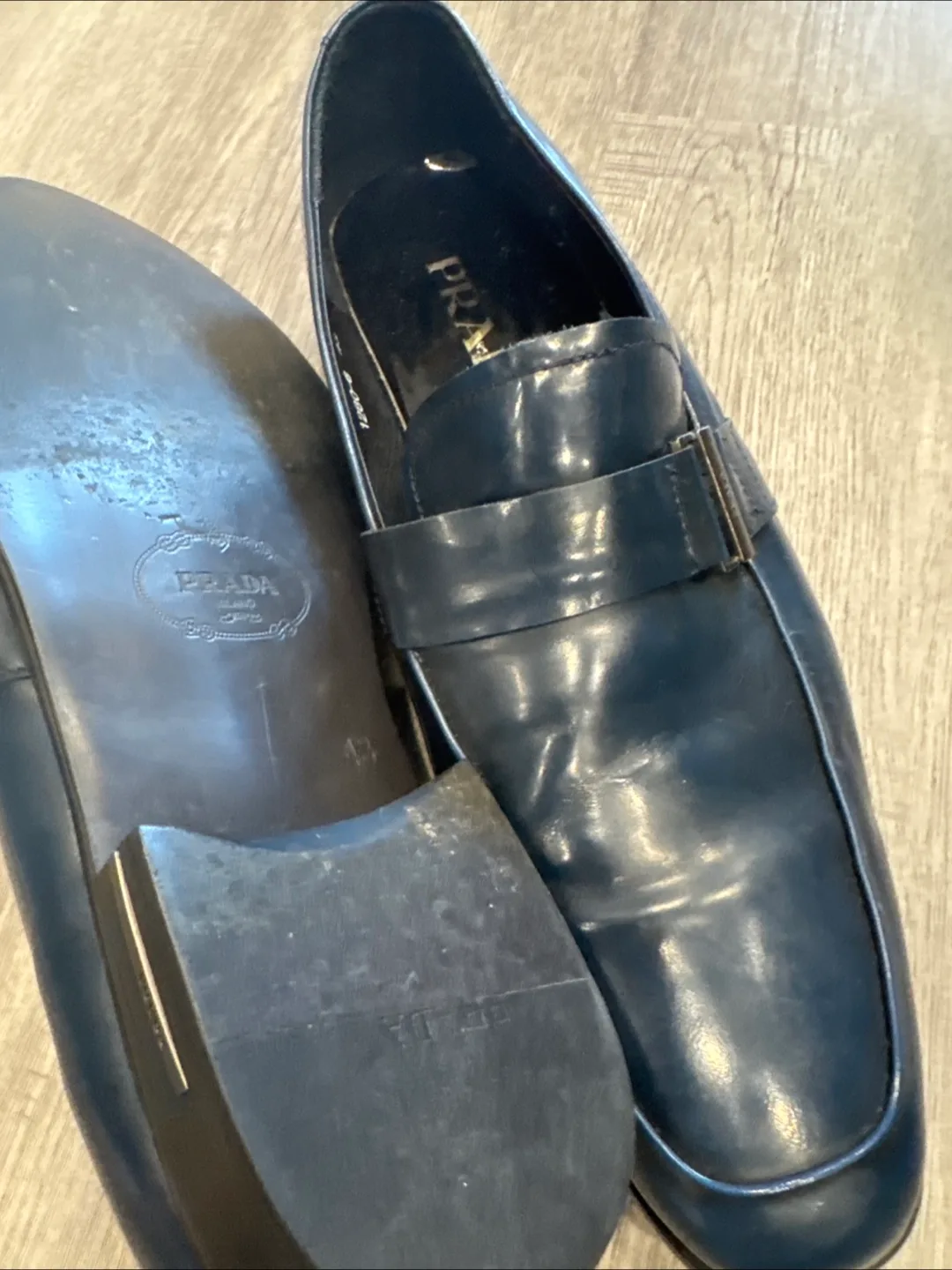 Prada Leather Loafers - Size 43 image indicator(3)