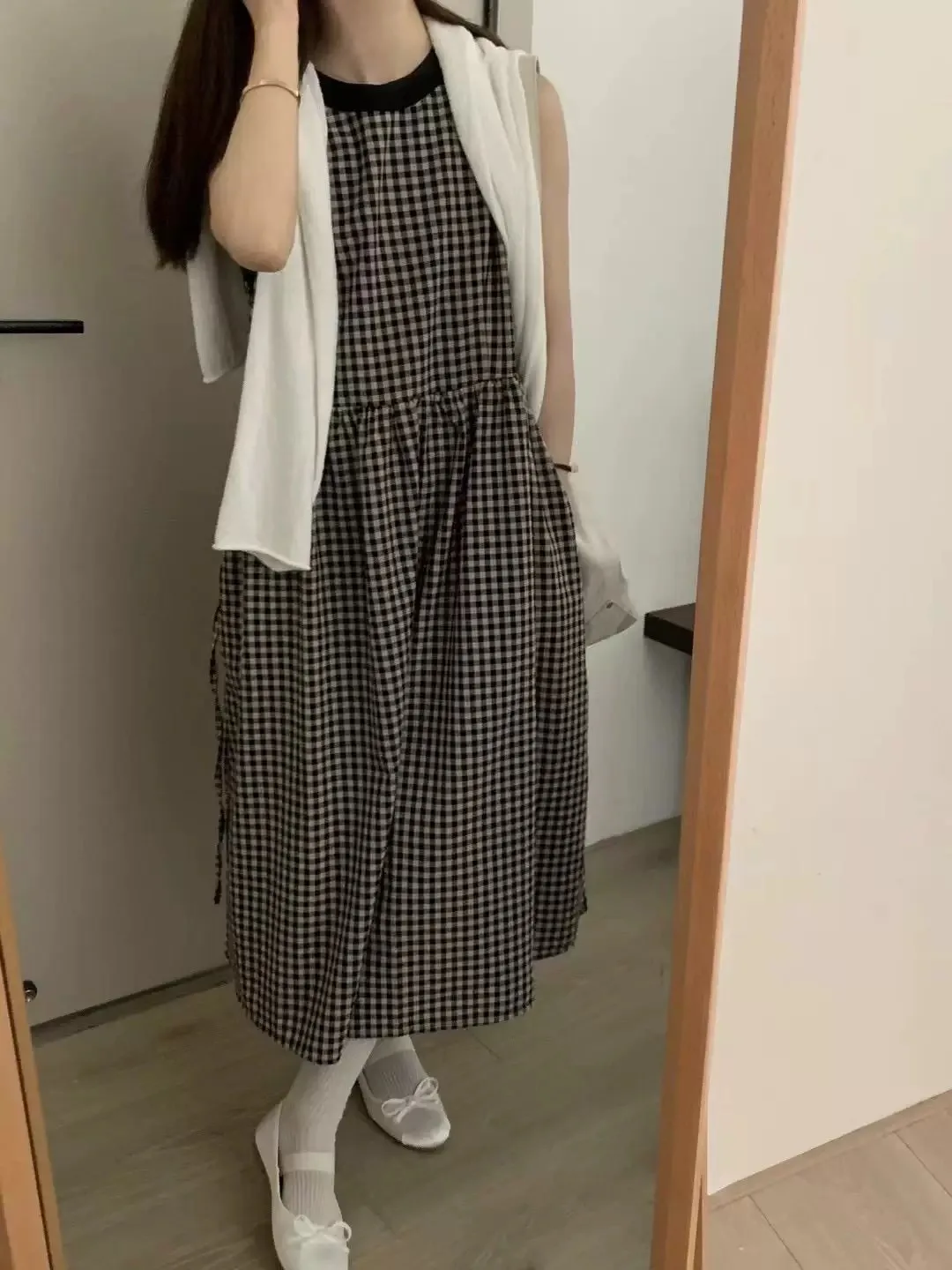 Gingham Dress with Tie Back thumbnail