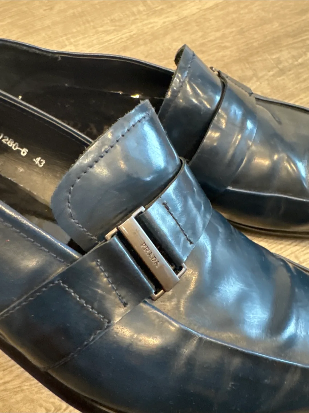 Prada Leather Loafers - Size 43 image indicator(4)