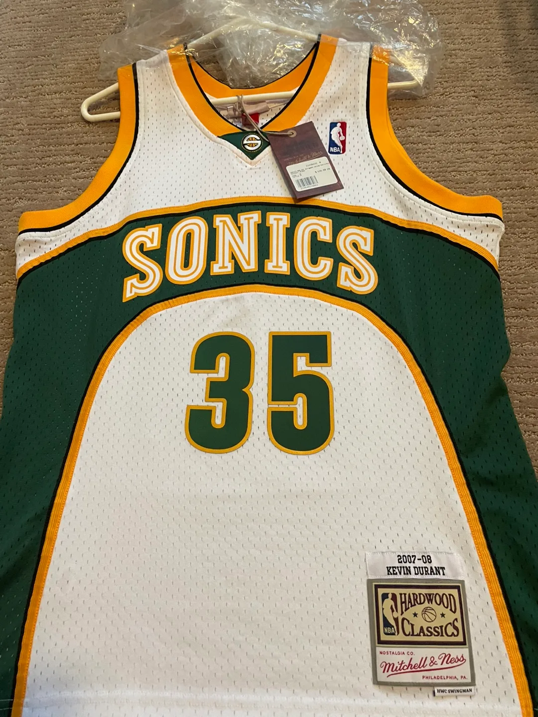 Mitchell & Ness Kevin Durant Sonics Jersey - Size S thumbnail