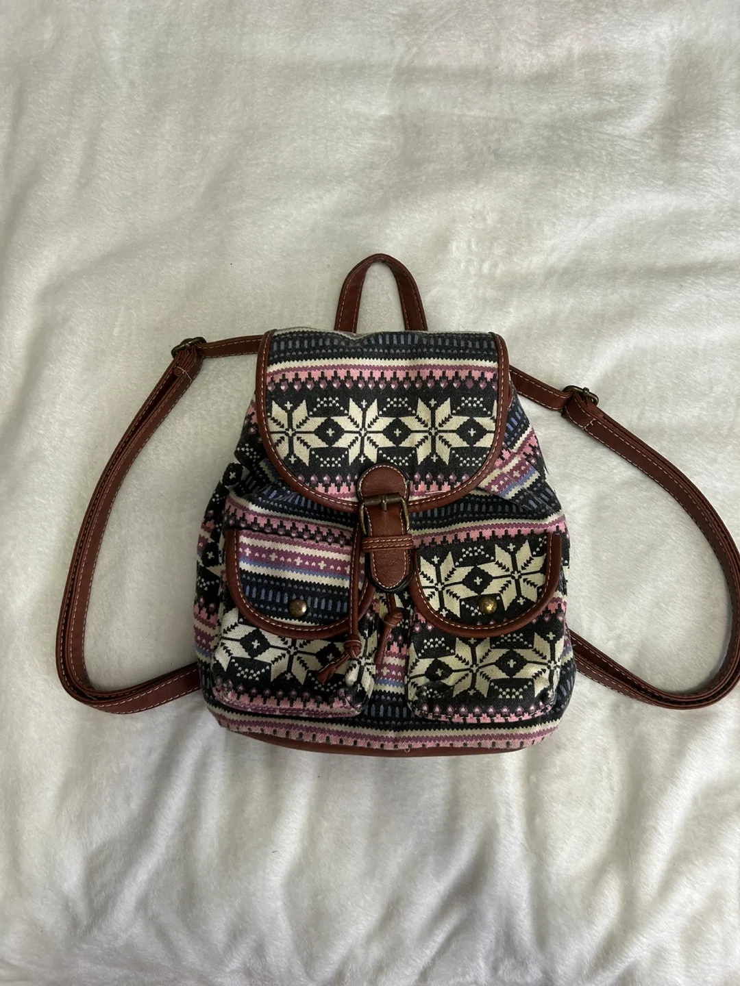 Multi-coloured Patterned Mini Bag thumbnail